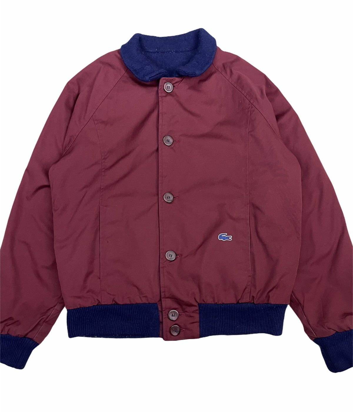 Lacoste LACOSTE REVERSIBLE KNIT BOMBER JACKET Size US L / EU 52-54 / 3 - 3 Thumbnail