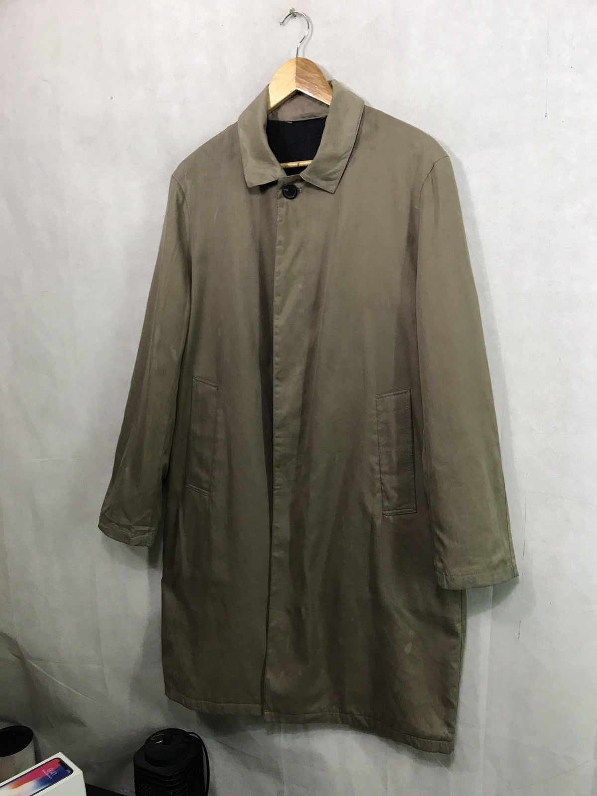 Margaret Howell MARGARET HOWELL MEN OVERCOAT WOOL CASHMERE LINING Size US M / EU 48-50 / 2 - 4 Thumbnail