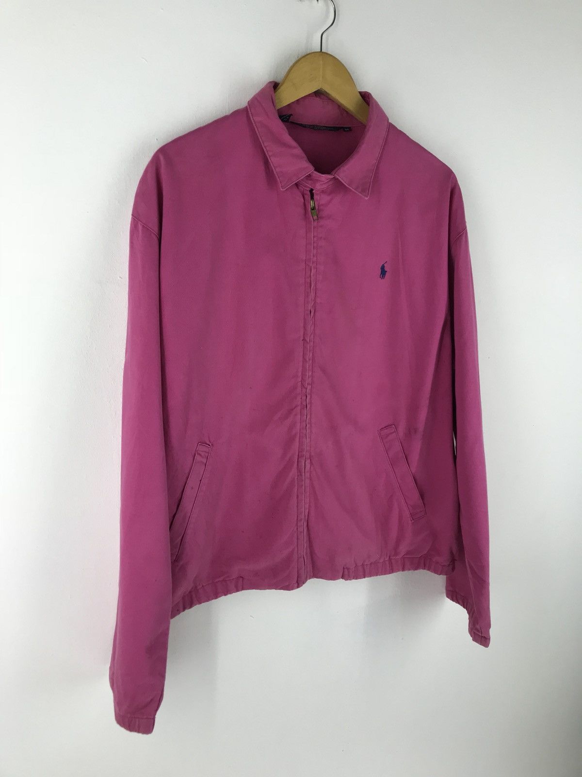 Polo Ralph Lauren Vintage Polo Ralph Lauren Pink Zip Up Jacket made in usa Size US M / EU 48-50 / 2 - 3 Thumbnail