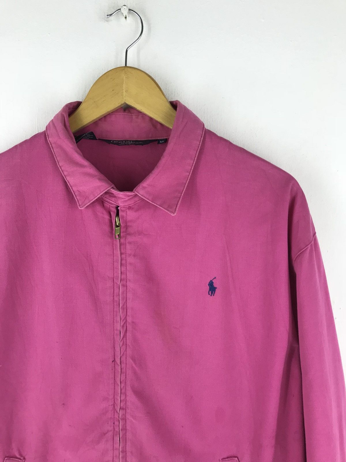 Polo Ralph Lauren Vintage Polo Ralph Lauren Pink Zip Up Jacket made in usa Size US M / EU 48-50 / 2 - 5 Thumbnail