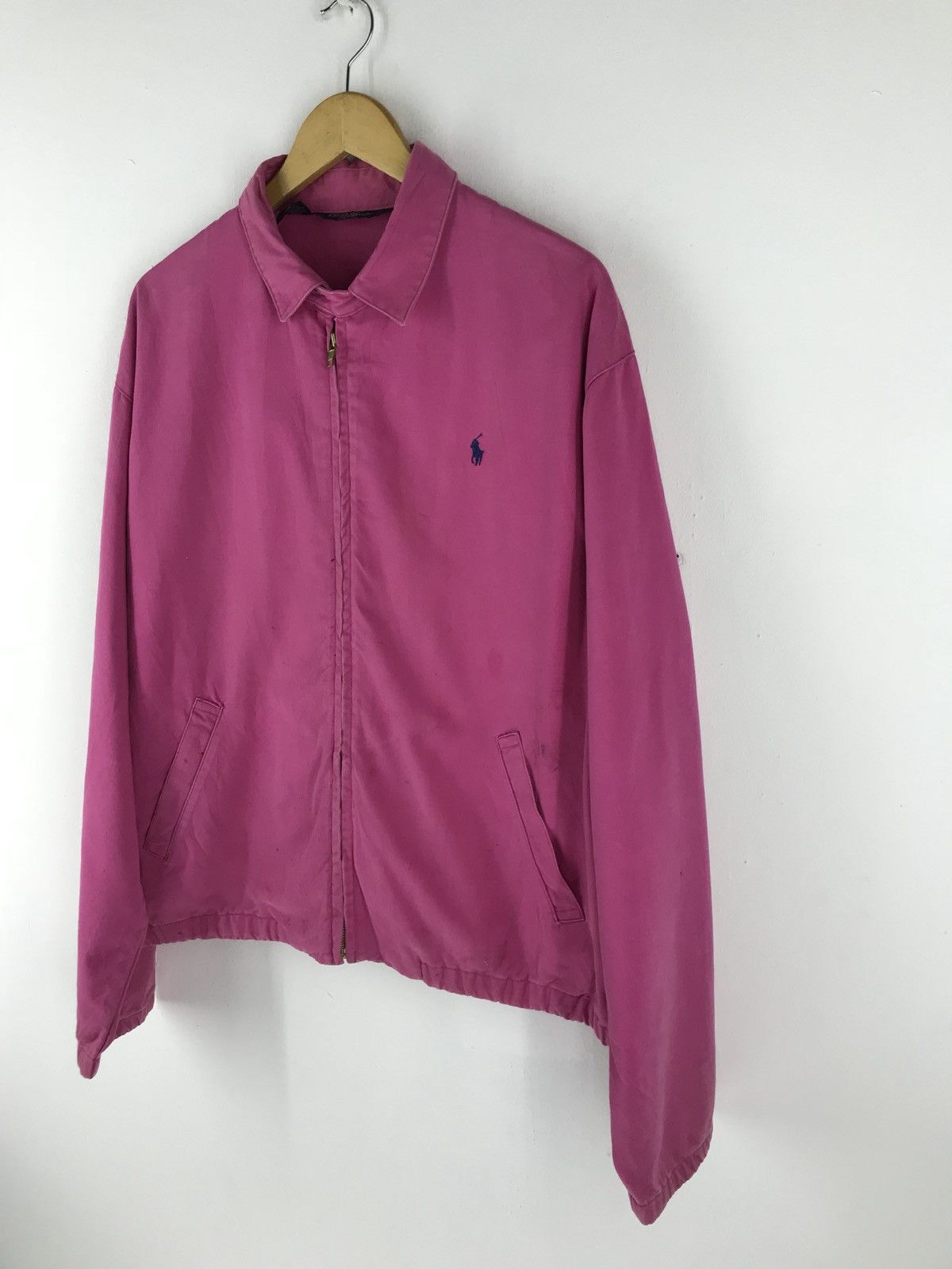 Polo Ralph Lauren Vintage Polo Ralph Lauren Pink Zip Up Jacket made in usa Size US M / EU 48-50 / 2 - 2 Thumbnail