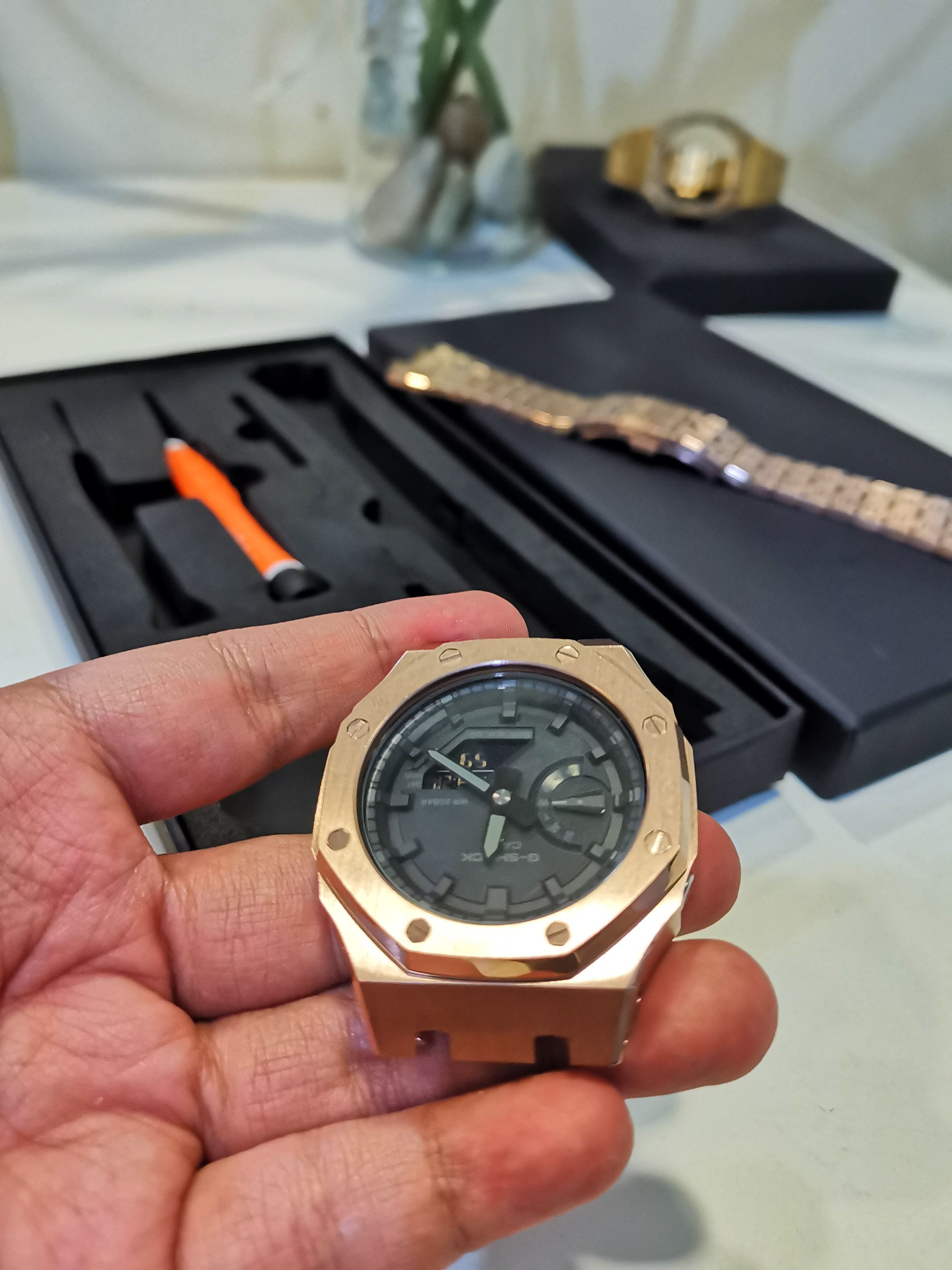 G Shock 💥QUICK SALES💥G-Shock Casioak GA-2100 (Rose Gold) Size 44 - 9 Thumbnail
