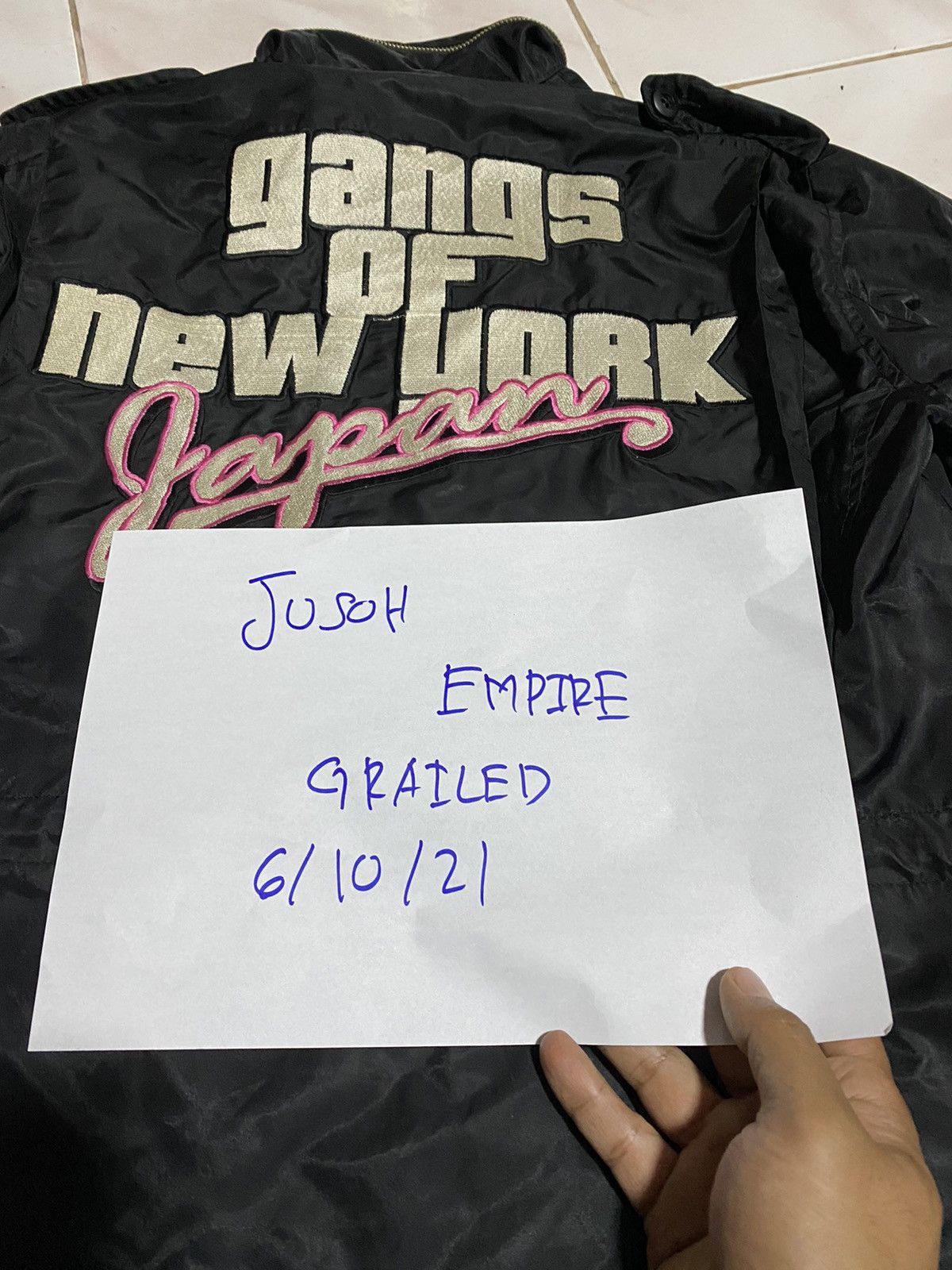 Japanese Brand 🔥DHL SHIPPING🔥GAMG OF NEW YORK JAPAN JACKET Size US M / EU 48-50 / 2 - 12 Thumbnail