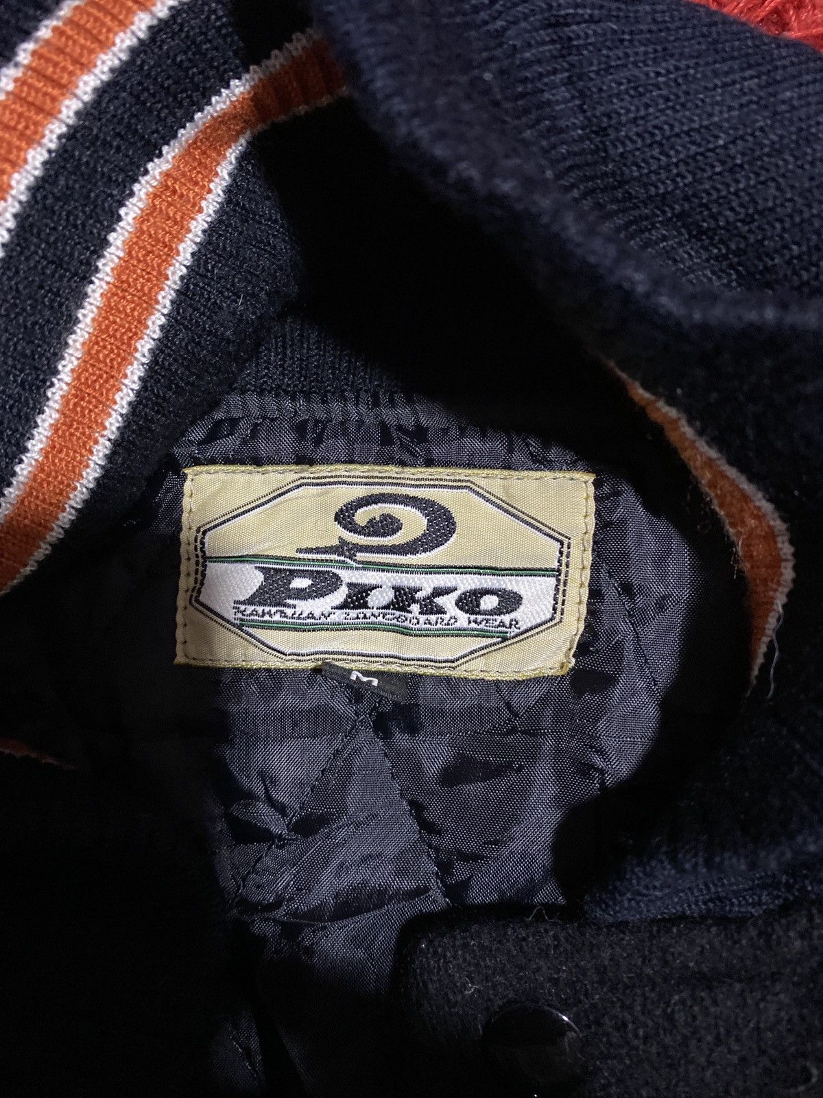 Other PIKO HAWAIIAN LONGBOARD VARSITY JACKET WOOL FABRIC Size US M / EU 48-50 / 2 - 9 Thumbnail
