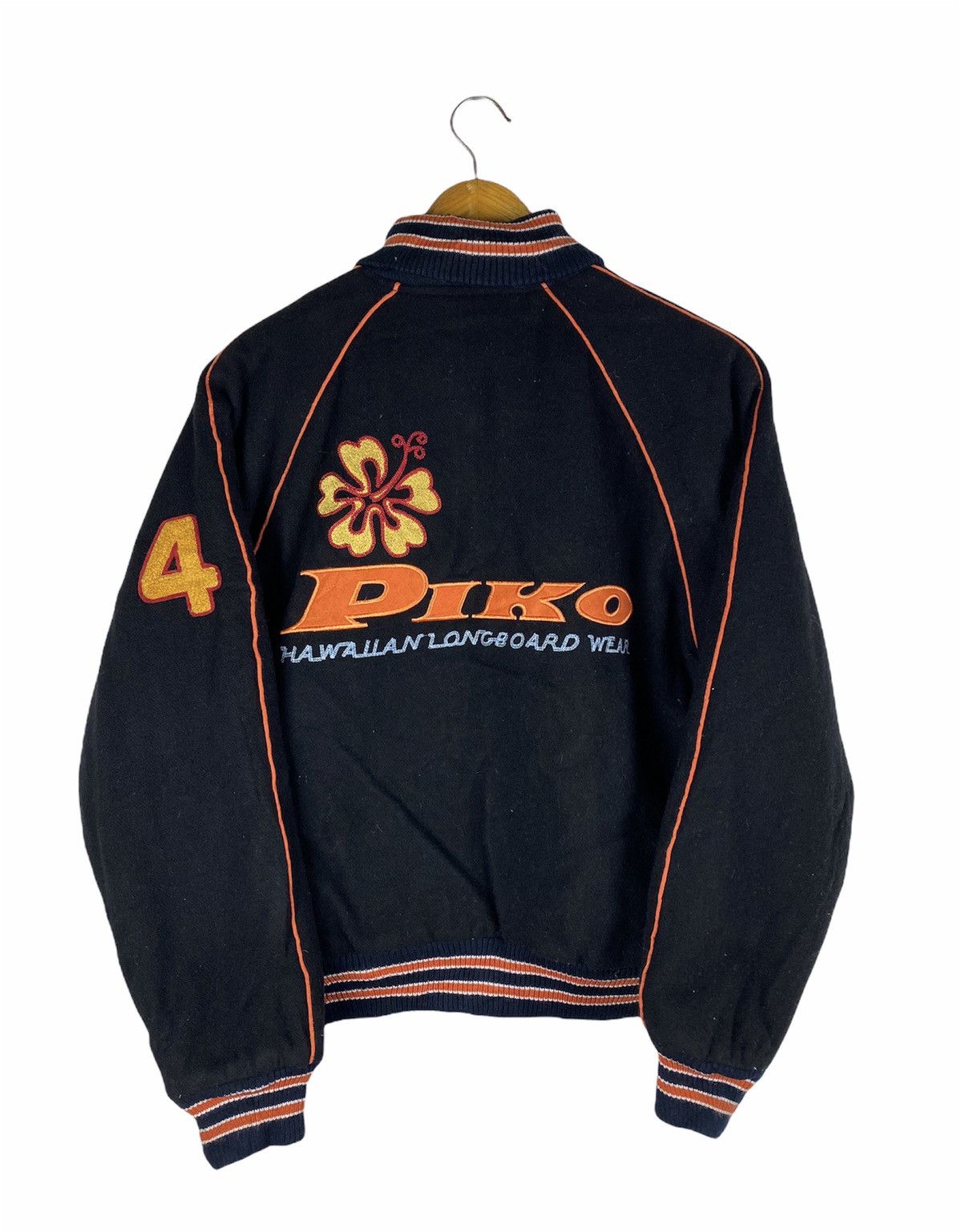 Other PIKO HAWAIIAN LONGBOARD VARSITY JACKET WOOL FABRIC Size US M / EU 48-50 / 2 - 1 Thumbnail