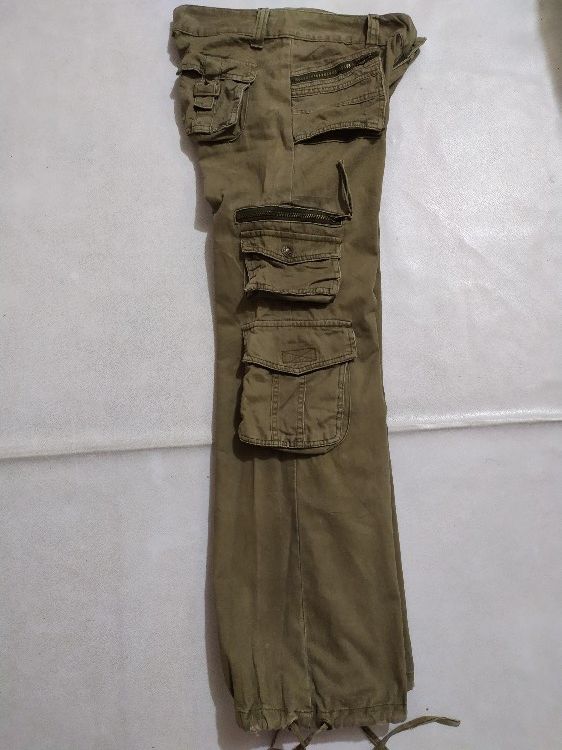 Japanese Brand 🔥Upper Freak Japan Cargo Multipocket flare pants low rise Size US 28 / EU 44 - 10 Thumbnail