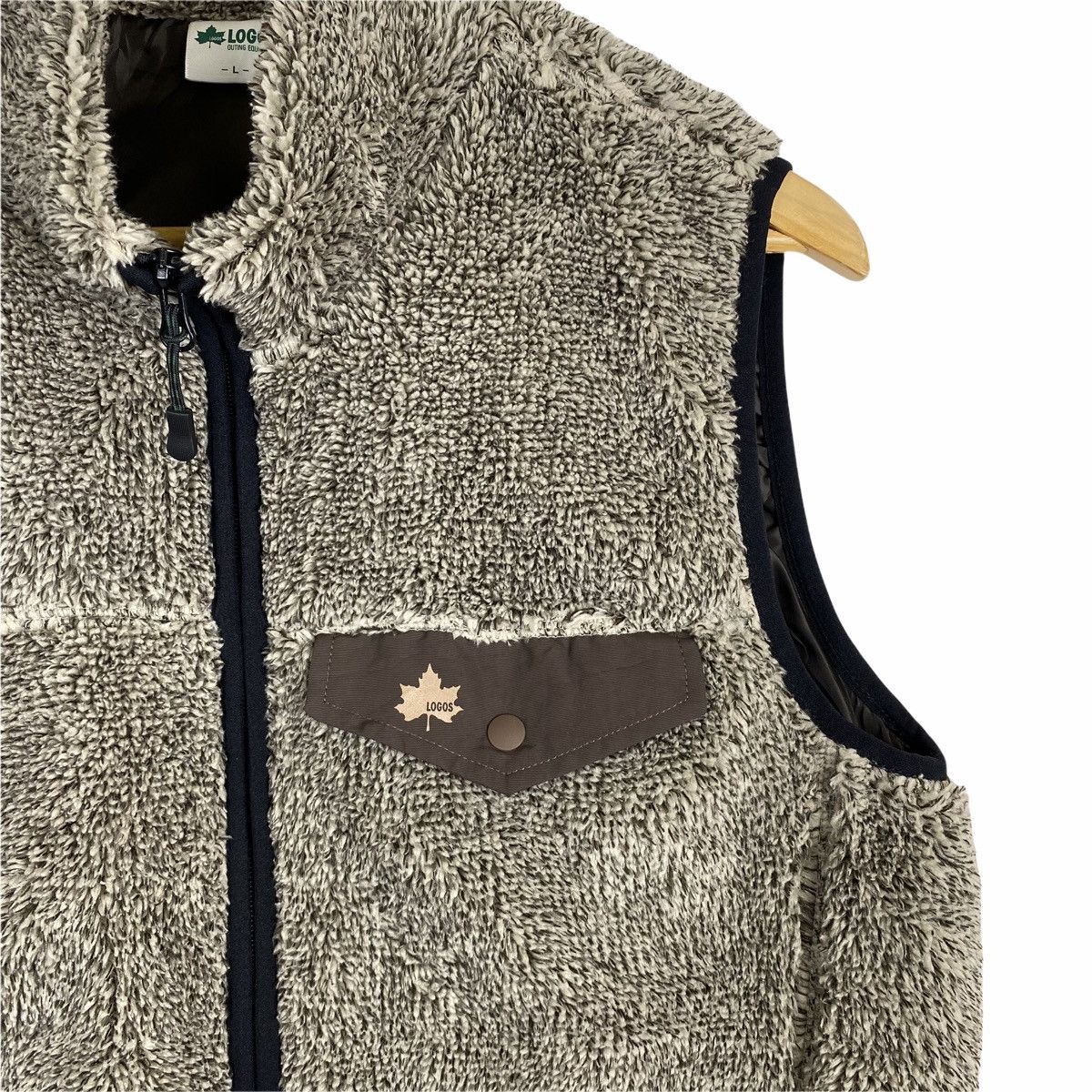 Vintage Vintage LOGOS Outdoor Fleece Zipper Vest Jacket Sleeveless Size US S / EU 44-46 / 1 - 6 Thumbnail