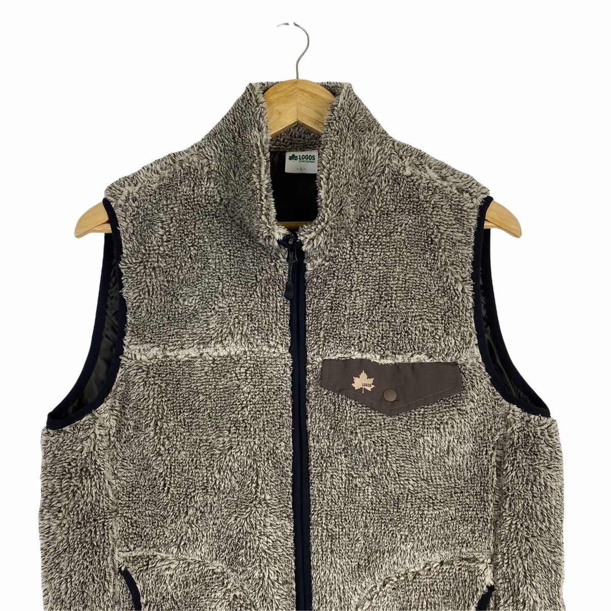 Vintage Vintage LOGOS Outdoor Fleece Zipper Vest Jacket Sleeveless Size US S / EU 44-46 / 1 - 5 Thumbnail