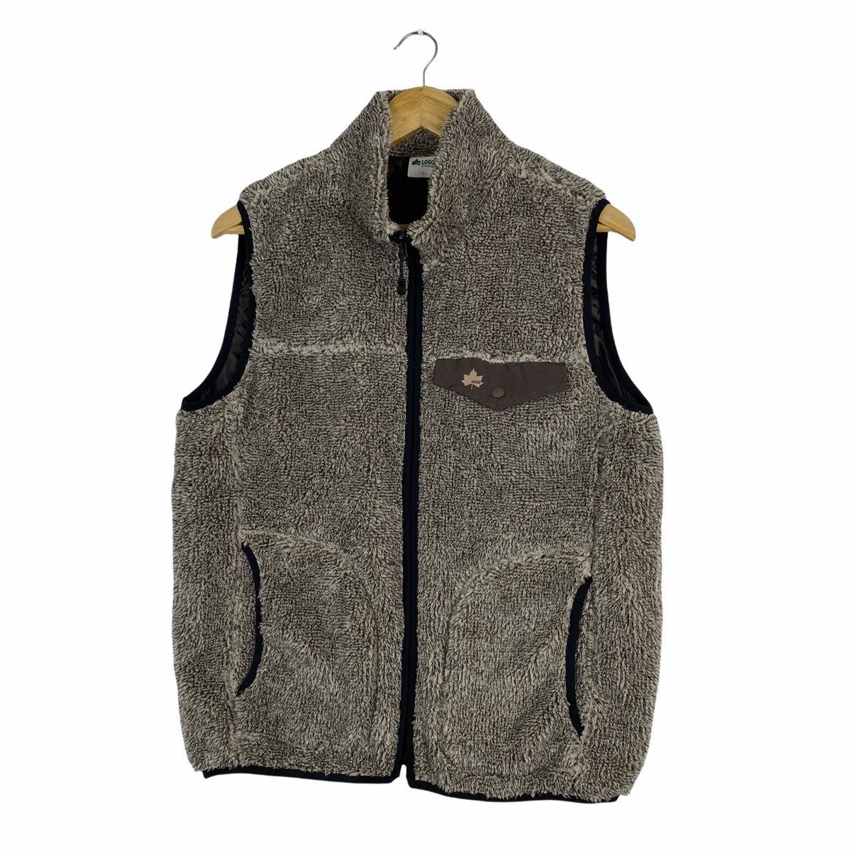 Vintage Vintage LOGOS Outdoor Fleece Zipper Vest Jacket Sleeveless Size US S / EU 44-46 / 1 - 4 Thumbnail
