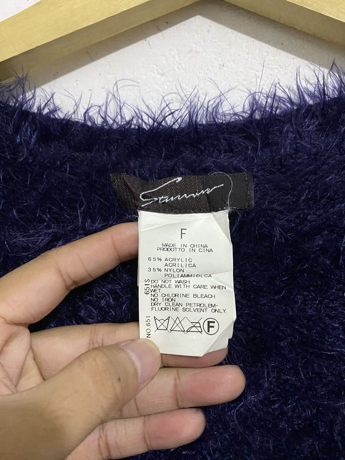 If Six Was Nine 💸BINDINGOFFER💸Sturnina-Japanese Mohair Cardigan Kurt Style Size US M / EU 48-50 / 2 - 6 Thumbnail