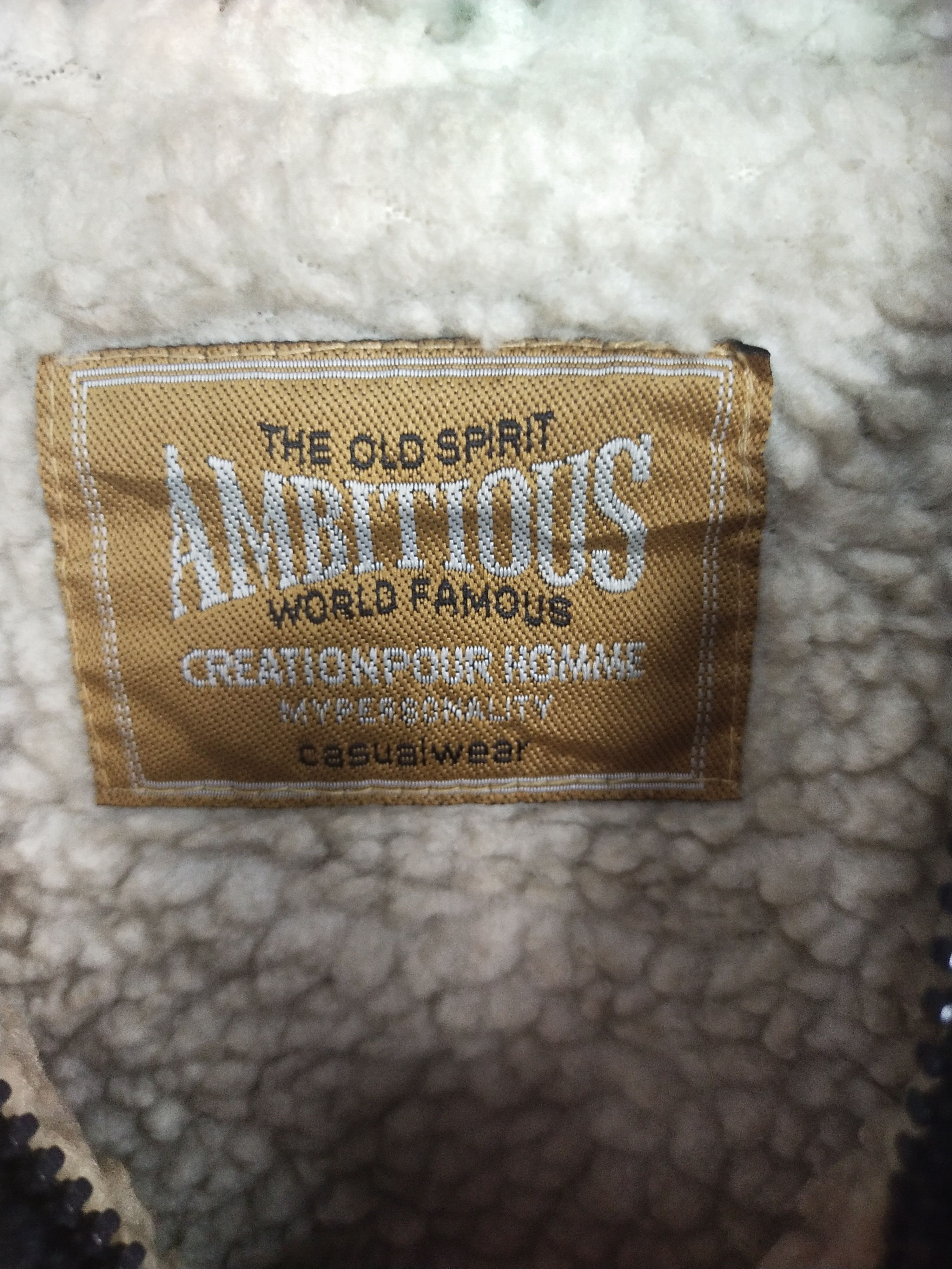 Vintage The Old Spirit Ambitious art winter sweater knitwear #S012 Size US L / EU 52-54 / 3 - 4 Thumbnail