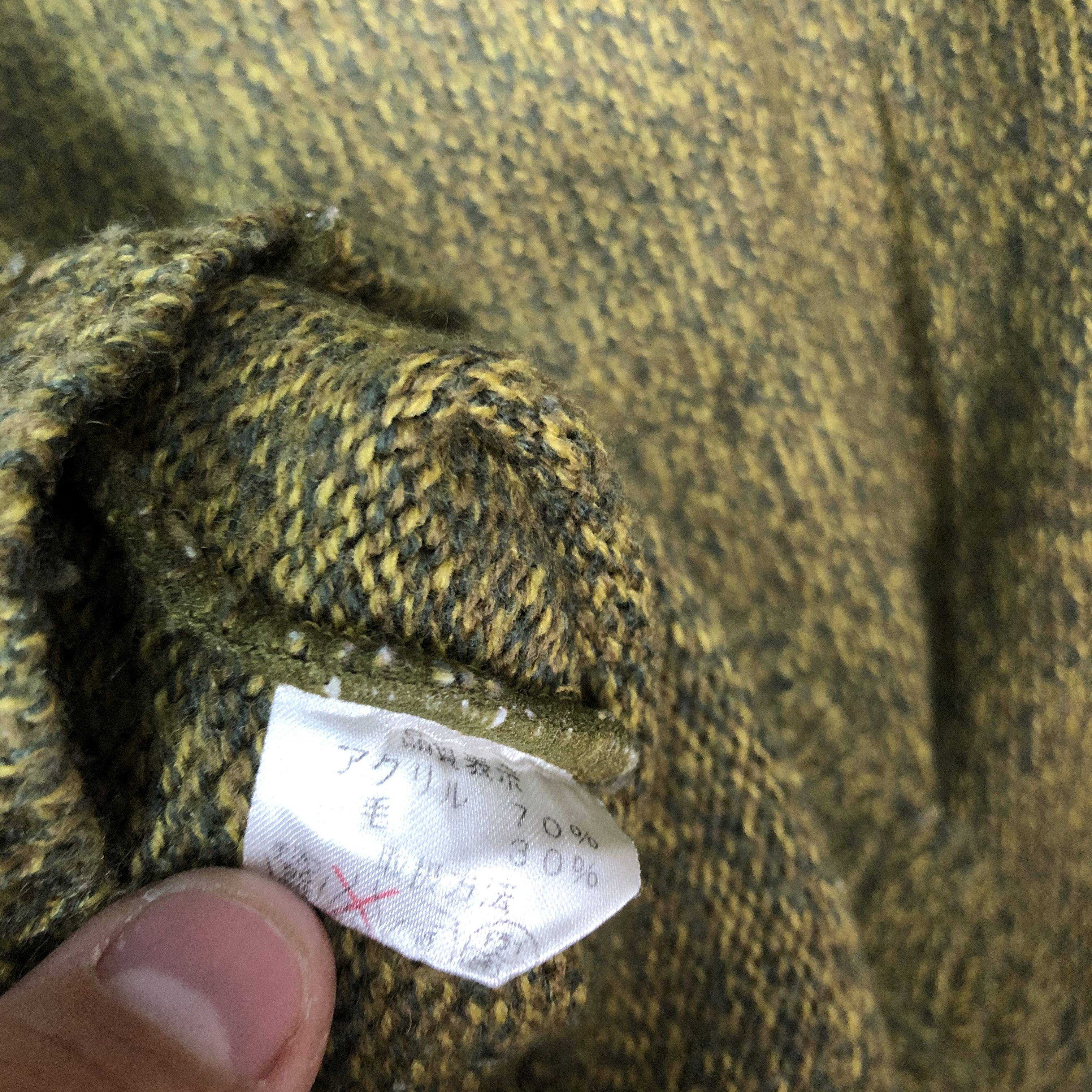 Homespun Knitwear × Japanese Brand × Vintage Ettero Improve Green Knitwear #6136 Size US S / EU 44-46 / 1 - 10 Thumbnail