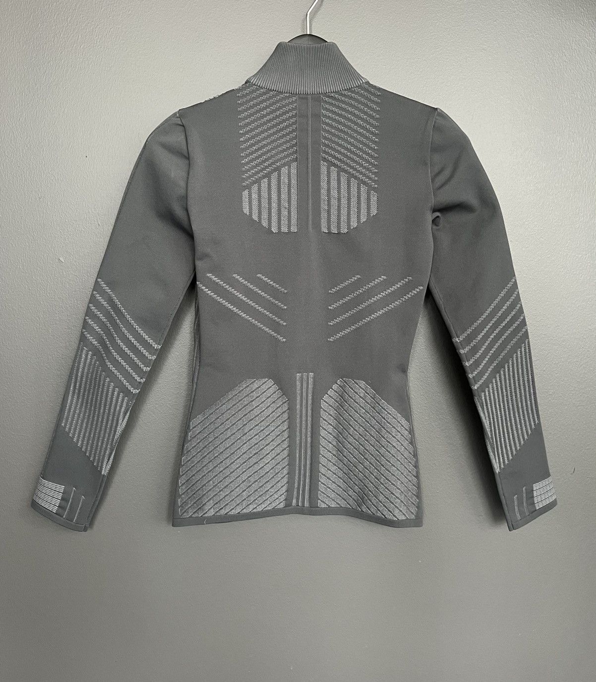 Prada Prada Black and Pink Logo Zip-Up Technical Cardigan Size US XS / EU 42 / 0 - 2 Thumbnail