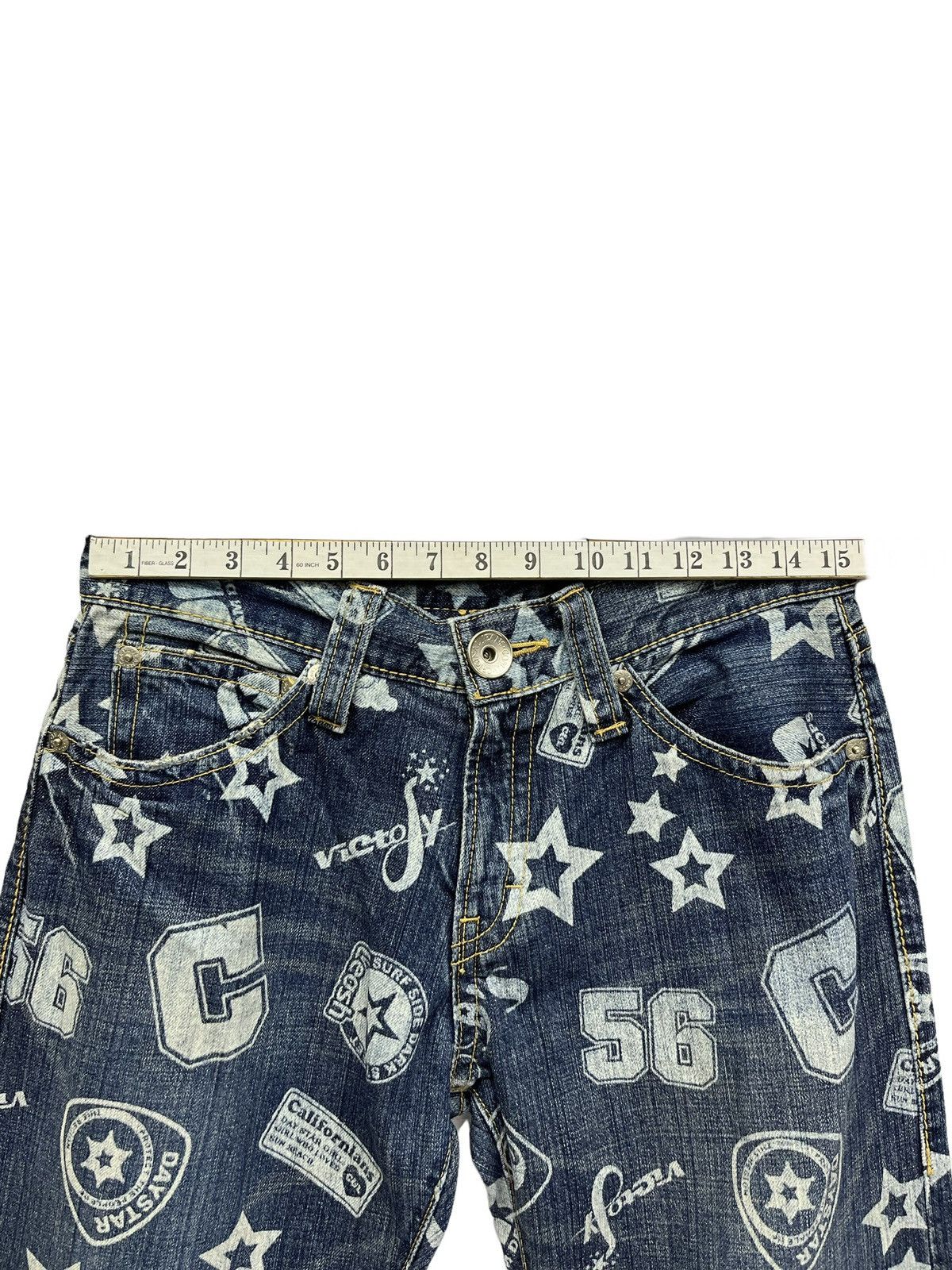 Japanese Brand CO&LU PopArt Flash 90's Californians Day Star Hysteric Style Size US 30 / EU 46 - 12 Thumbnail