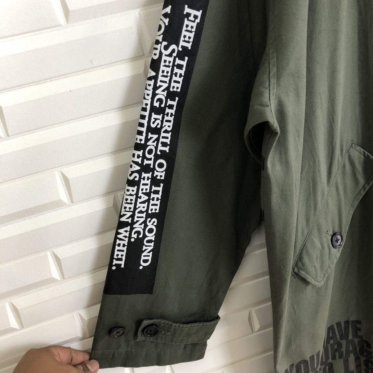 Japanese Brand BULLET NOISE MILITARY LIGHT JACKET Size US L / EU 52-54 / 3 - 9 Thumbnail