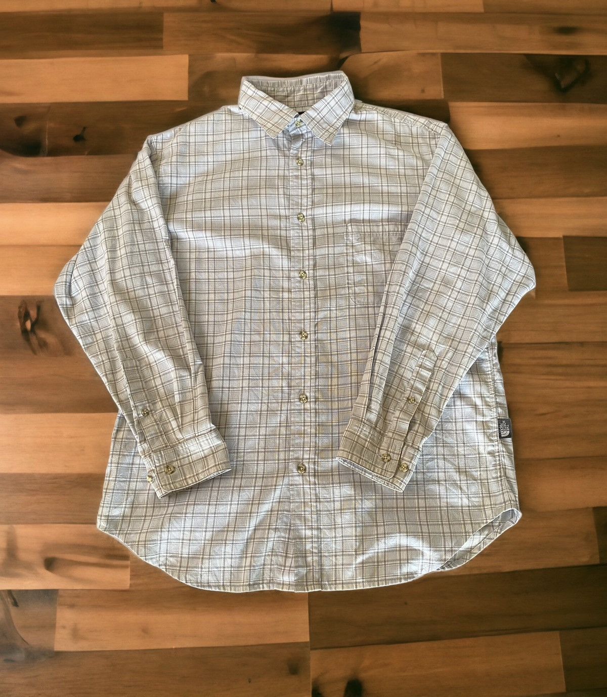 Flannel Vintage The North Face Flannel Shirt Size US L / EU 52-54 / 3 - 1 Thumbnail