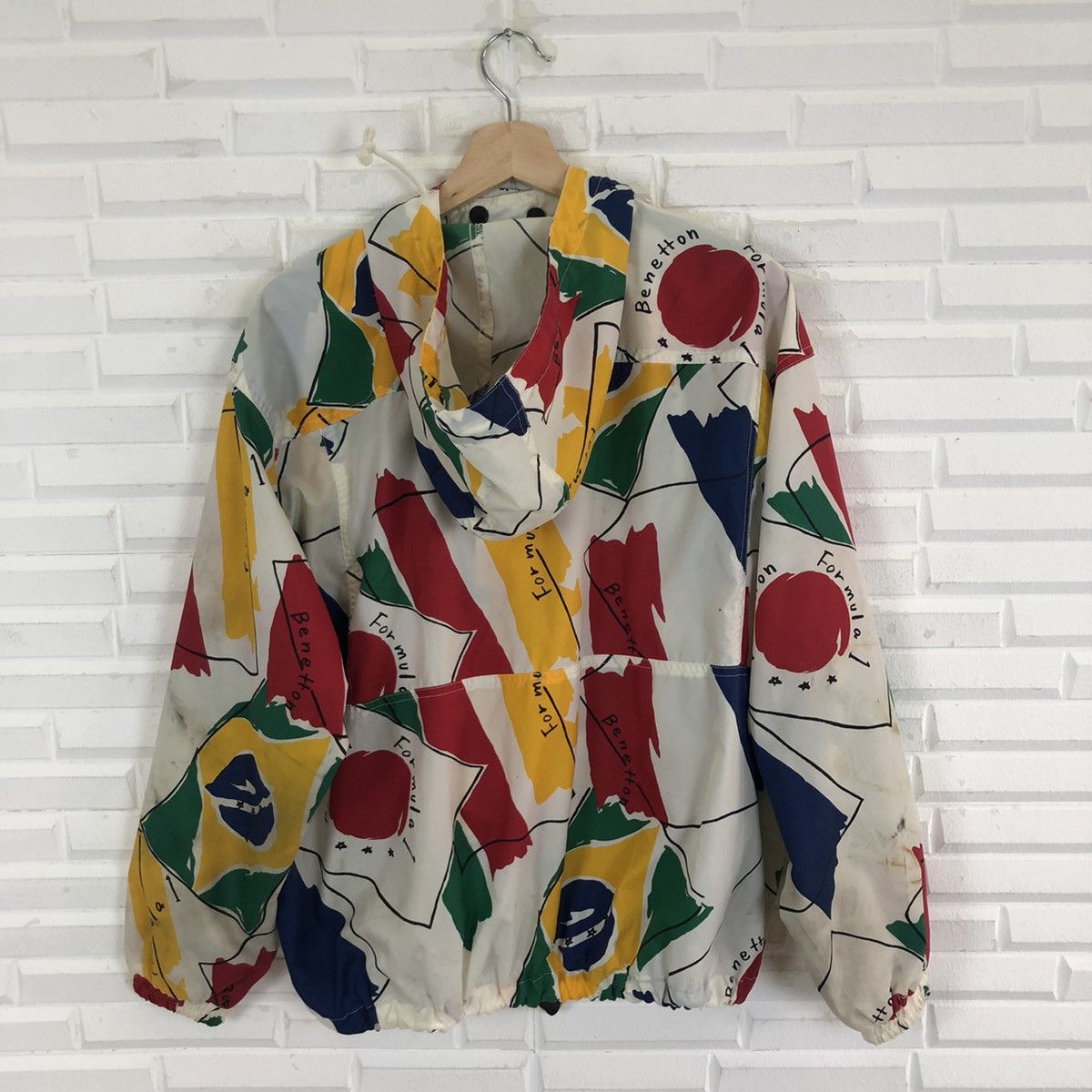 Benetton × United Colors Of Benetton BENETTON FORMULA 1 FULL PRINT HOODIE JACKET Size US L / EU 52-54 / 3 - 6 Thumbnail