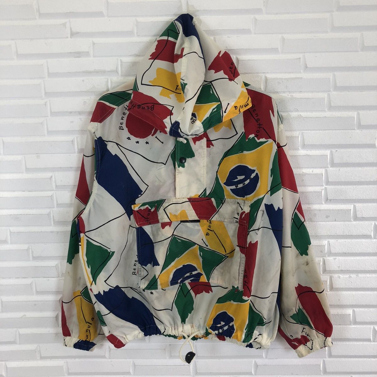 Benetton × United Colors Of Benetton BENETTON FORMULA 1 FULL PRINT HOODIE JACKET Size US L / EU 52-54 / 3 - 2 Thumbnail