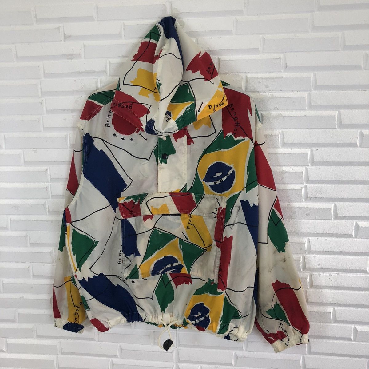 Benetton × United Colors Of Benetton BENETTON FORMULA 1 FULL PRINT HOODIE JACKET Size US L / EU 52-54 / 3 - 3 Thumbnail