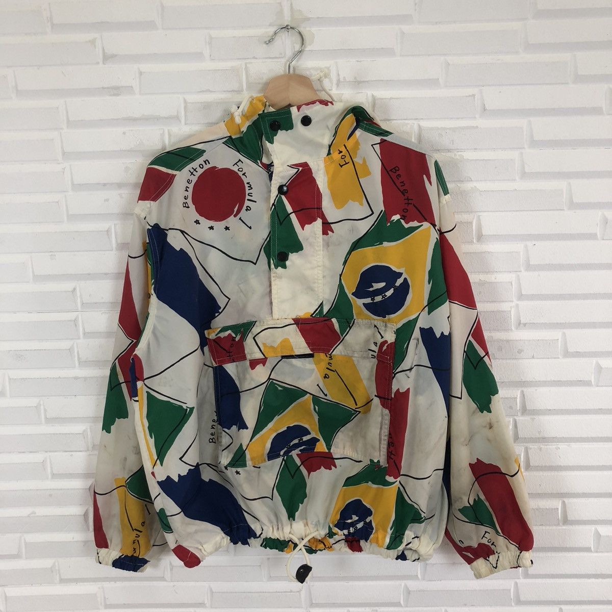 Benetton × United Colors Of Benetton BENETTON FORMULA 1 FULL PRINT HOODIE JACKET Size US L / EU 52-54 / 3 - 5 Thumbnail