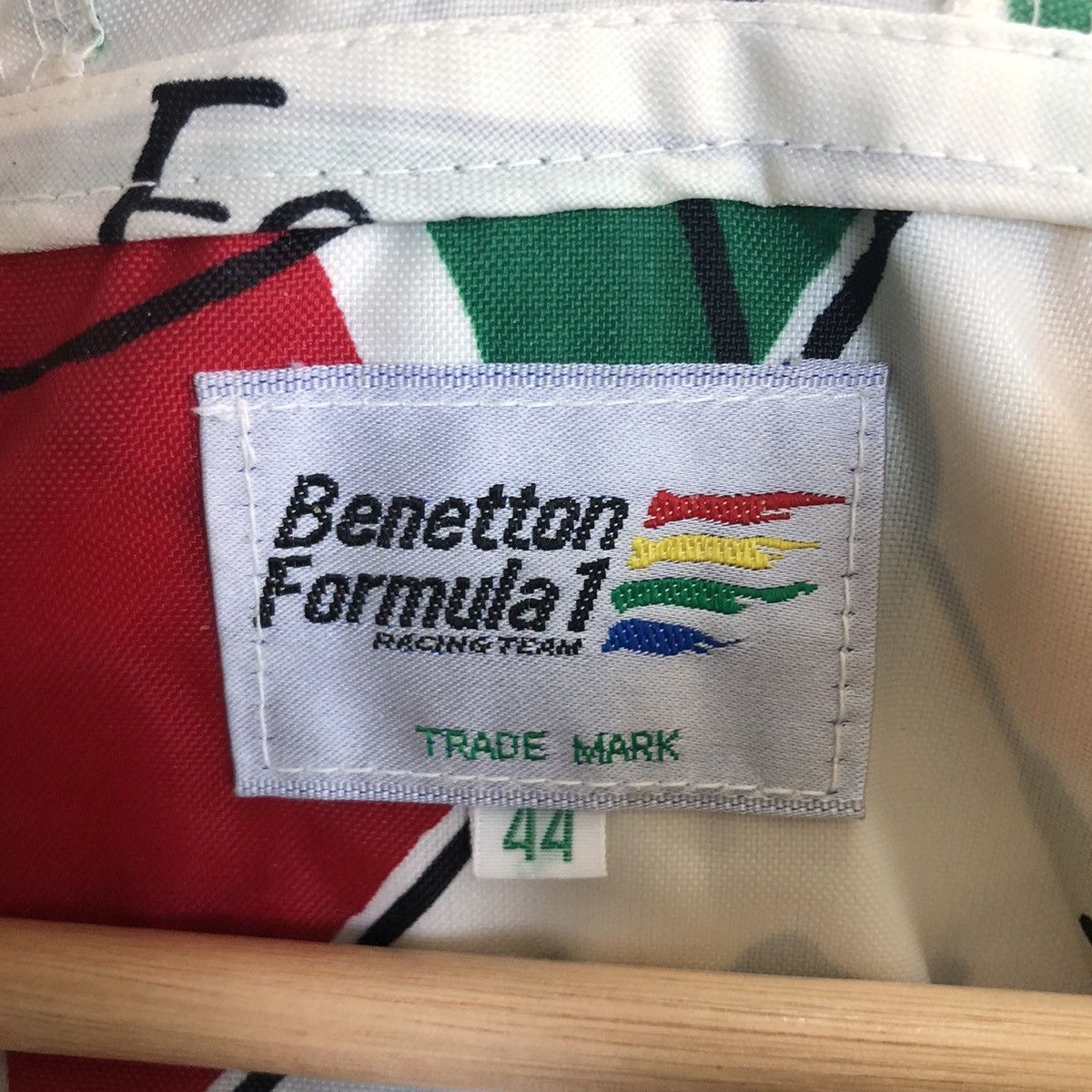 Benetton × United Colors Of Benetton BENETTON FORMULA 1 FULL PRINT HOODIE JACKET Size US L / EU 52-54 / 3 - 14 Thumbnail