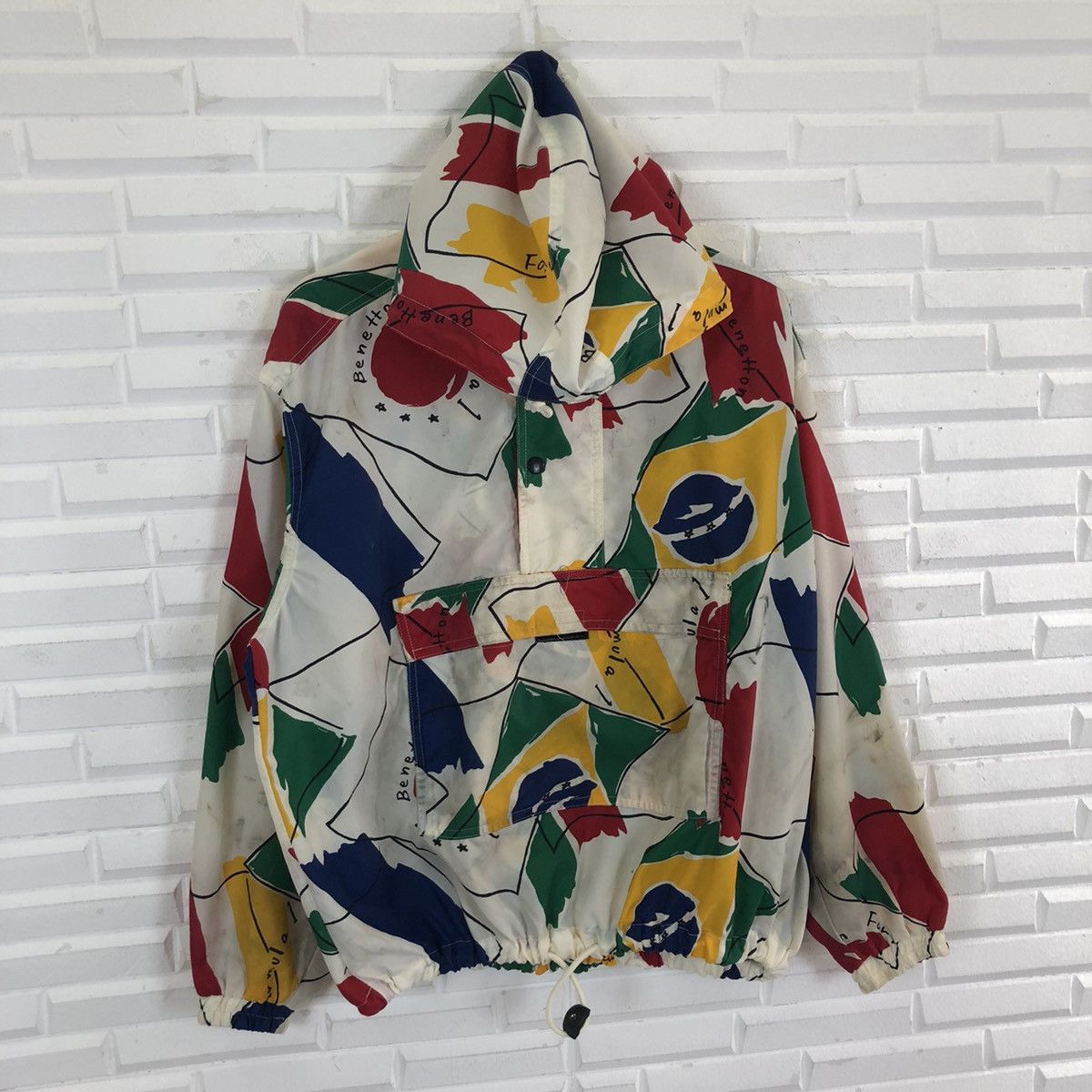 Benetton × United Colors Of Benetton BENETTON FORMULA 1 FULL PRINT HOODIE JACKET Size US L / EU 52-54 / 3 - 4 Thumbnail