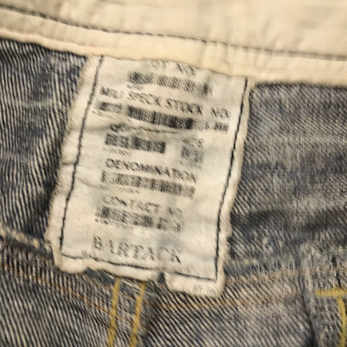Japanese Brand FLARED DENIM BARTACK DISTRESSED JEANS PANTS 126 Size US 32 / EU 48 - 16 Thumbnail