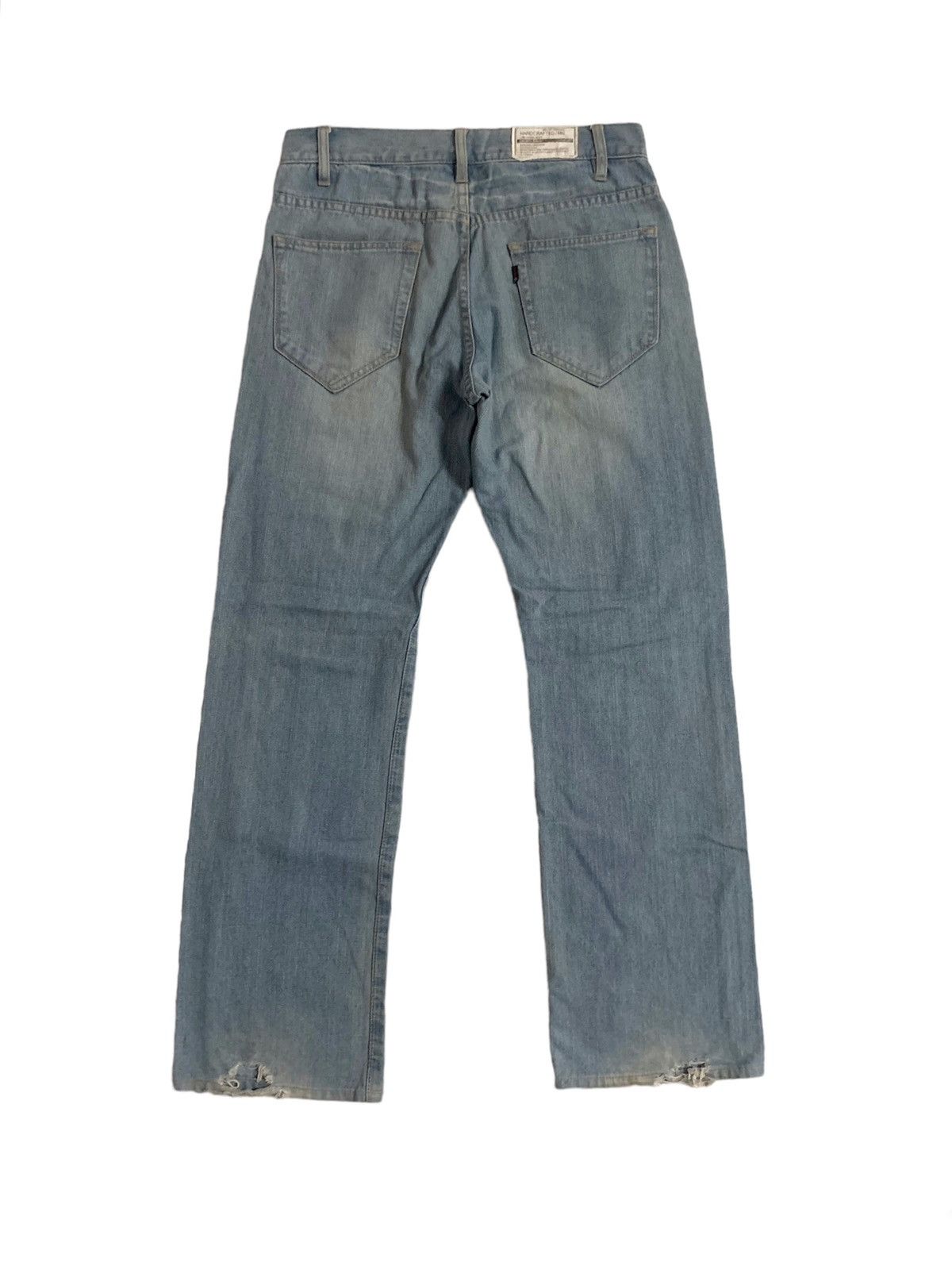 Vintage Handcrafted Double Edge Styles Denim Jeans Size US 31 - 2 Thumbnail
