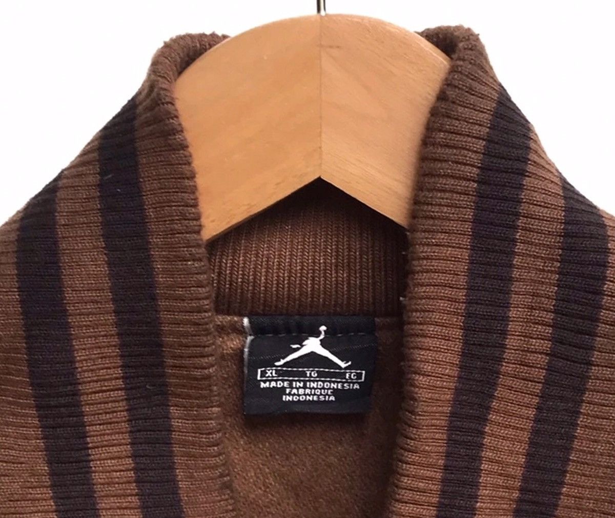 Vintage Mega Rare Nike Jordan Varsity Styles Jacket Size US L / EU 52-54 / 3 - 3 Thumbnail