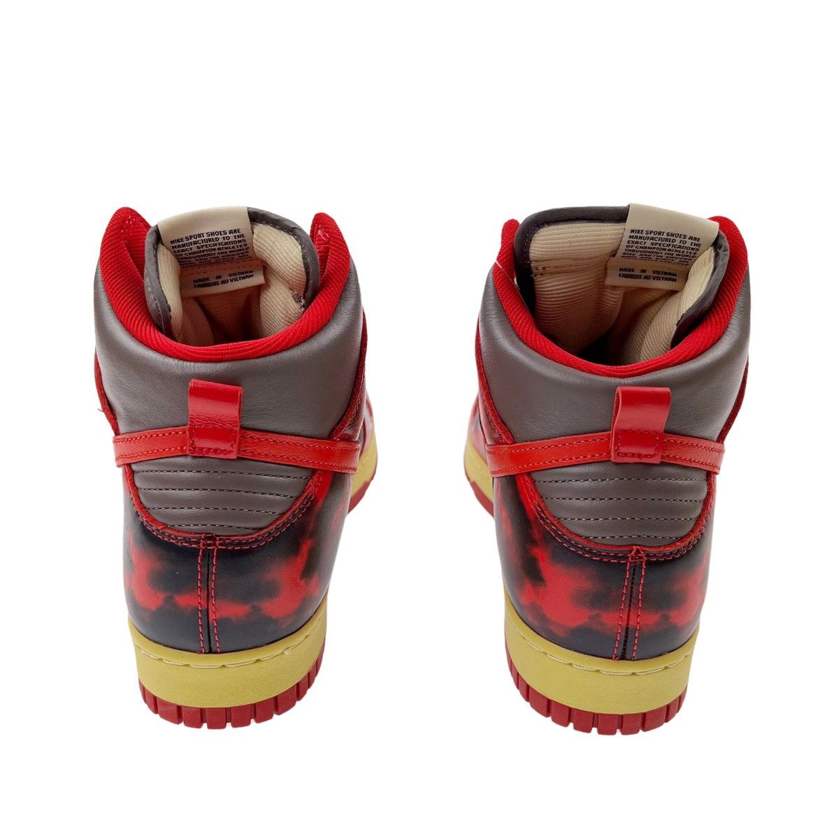 Nike Nike Dunk High 1985 Red Acid Wash Size US 9.5 / EU 42-43 - 4 Thumbnail