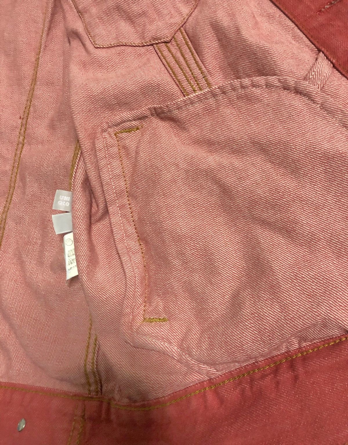 Japanese Brand 🔥Mega Rare Uniqlo Nice Denim Jacket Size US M / EU 48-50 / 2 - 8 Thumbnail