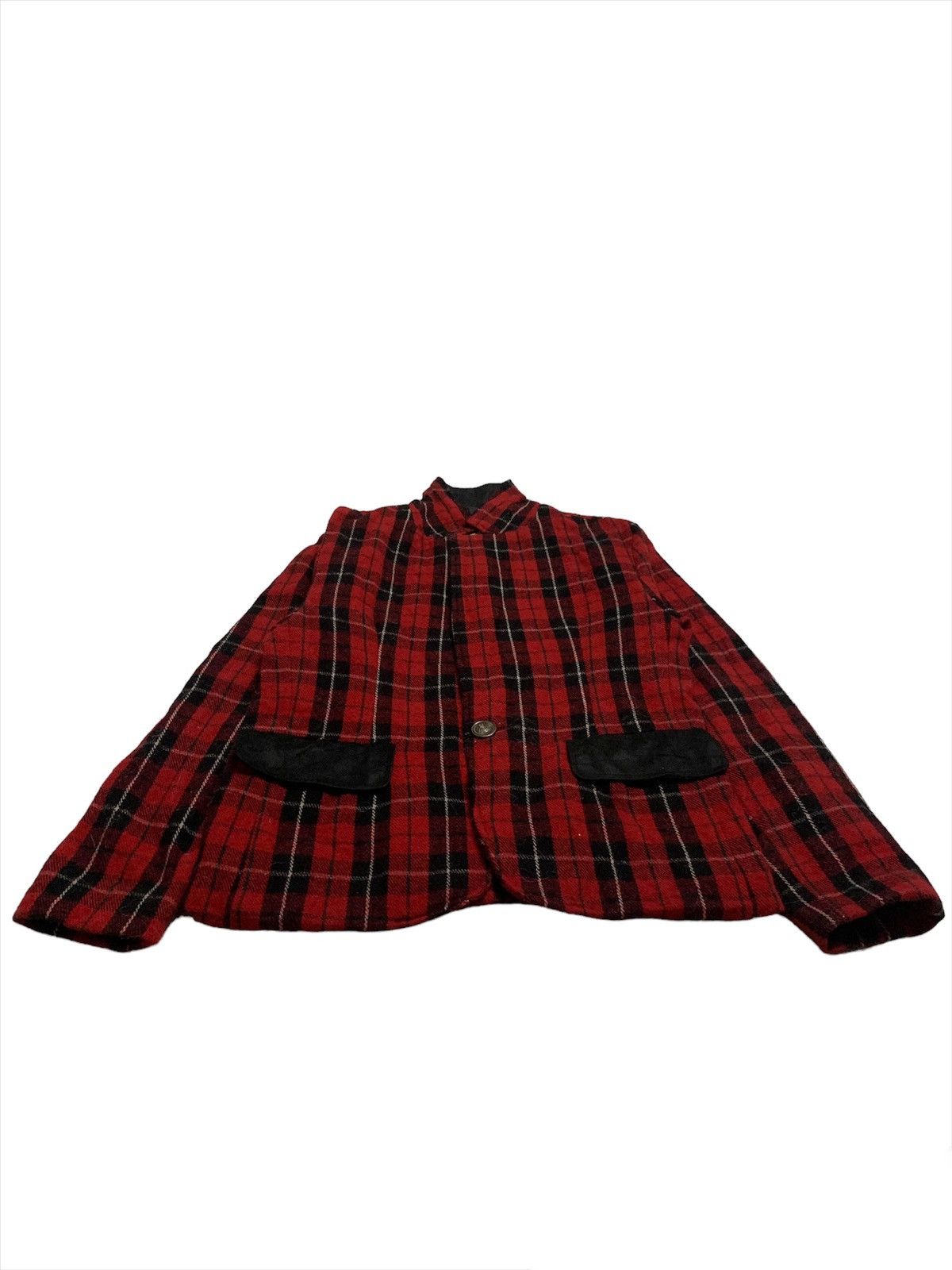Japanese Brand Performance By Ribbon Wool Relaxing Blazer Size M / US 6-8 / IT 42-44 - 4 Thumbnail