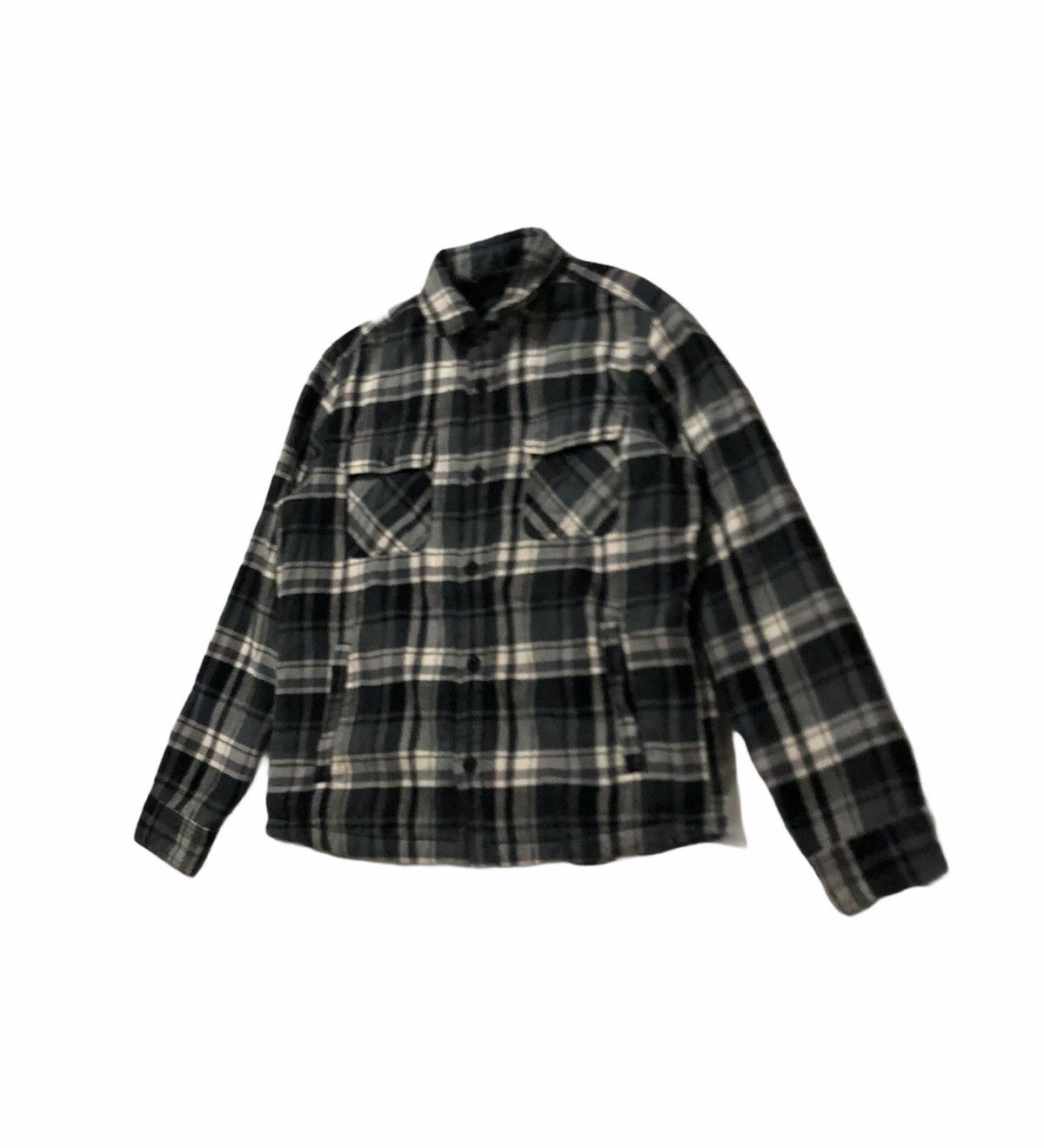 Uniqlo 🔥Uniqlo Button Check Jacket Faux Fur Inside Size US M / EU 48-50 / 2 - 4 Thumbnail