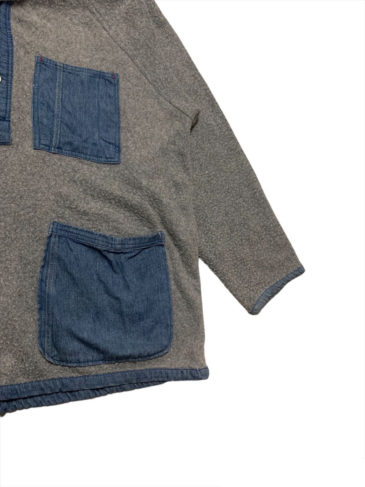 Vintage Sport Gear Outdoor Wear Fleece Sweatshirt With Denim Pocket Size US L / EU 52-54 / 3 - 4 Thumbnail