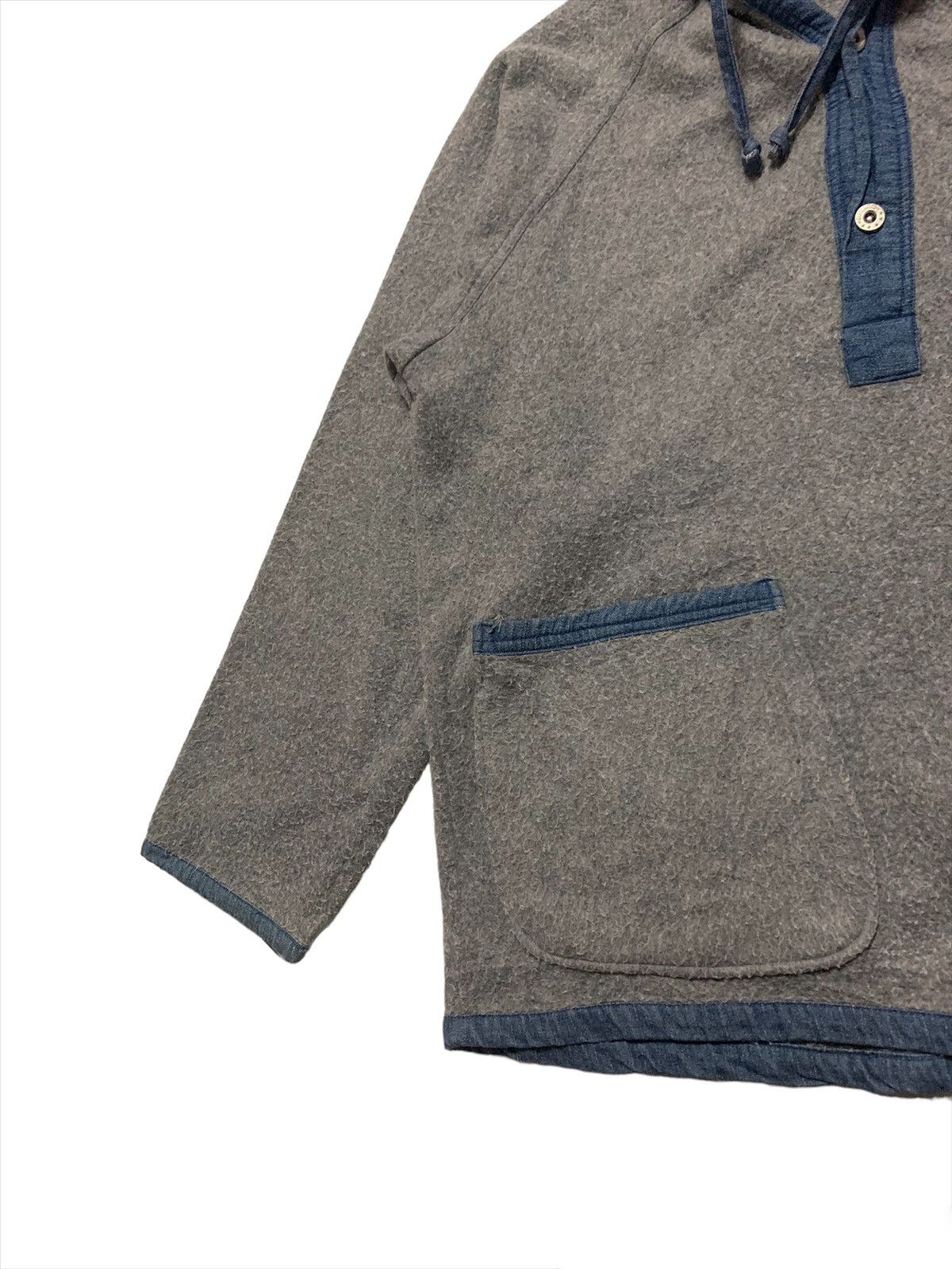 Vintage Sport Gear Outdoor Wear Fleece Sweatshirt With Denim Pocket Size US L / EU 52-54 / 3 - 5 Thumbnail
