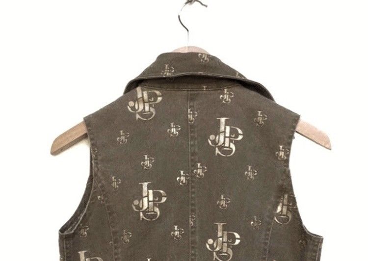 Vintage 🔥John Player Special JPSJ Multy Zipper Pocket Vests Size XS / US 0-2 / IT 36-38 - 2 Thumbnail