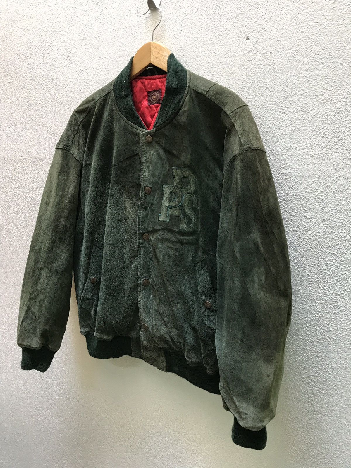 Japanese Brand × Leather × PPFM 🔊🔥FINAL DROP🔥Peyton place suede leather bomber jacket Size US M / EU 48-50 / 2 - 3 Thumbnail
