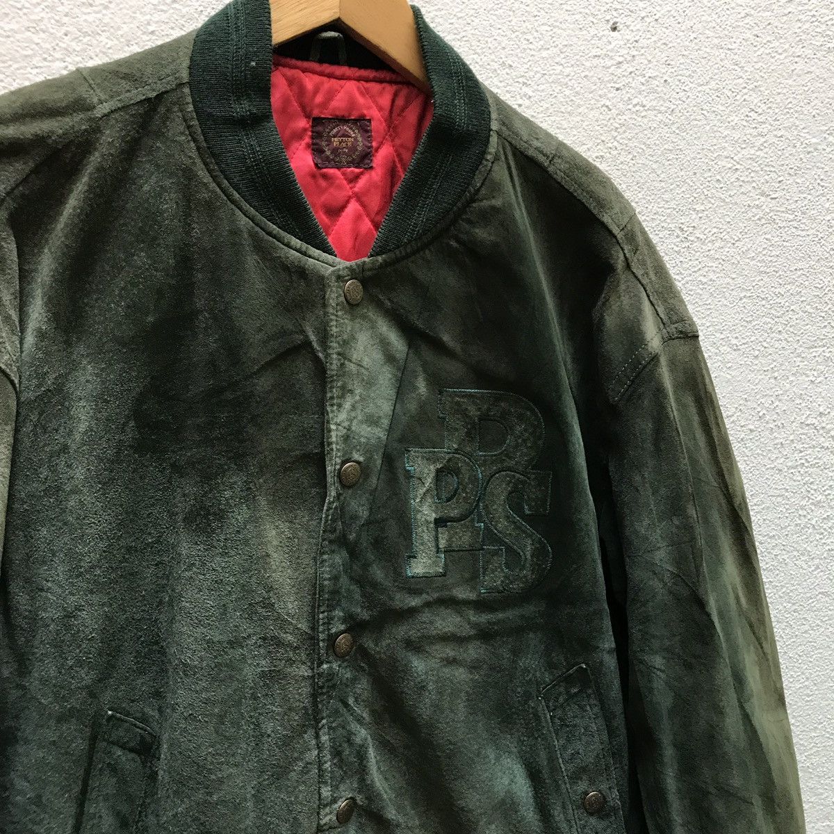 Japanese Brand × Leather × PPFM 🔊🔥FINAL DROP🔥Peyton place suede leather bomber jacket Size US M / EU 48-50 / 2 - 5 Thumbnail