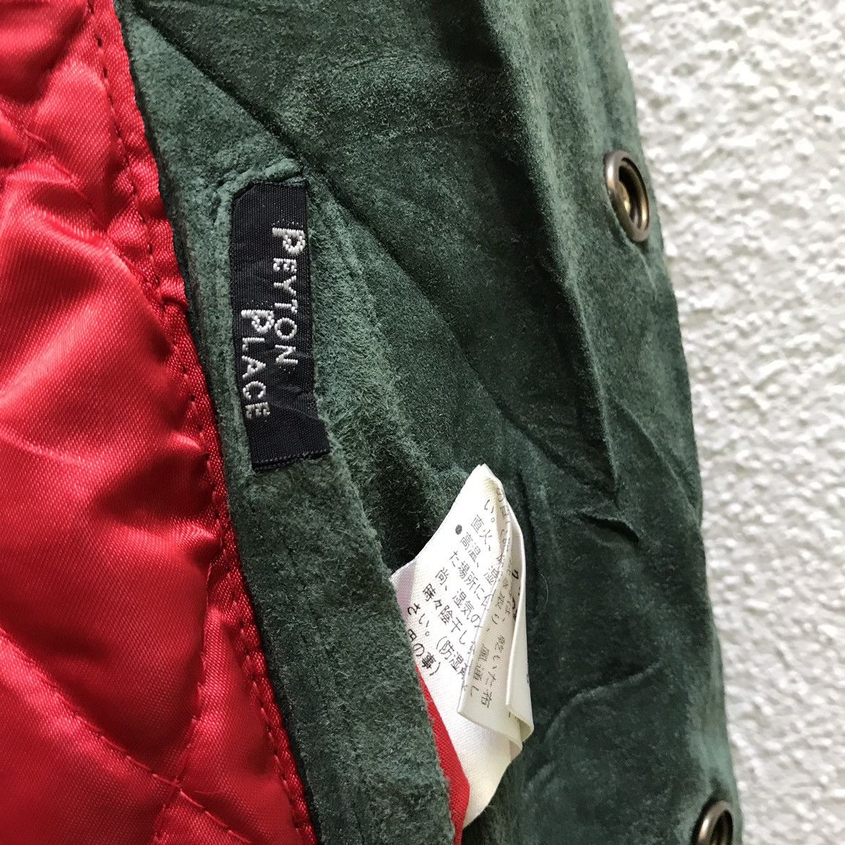 Japanese Brand × Leather × PPFM 🔊🔥FINAL DROP🔥Peyton place suede leather bomber jacket Size US M / EU 48-50 / 2 - 9 Thumbnail