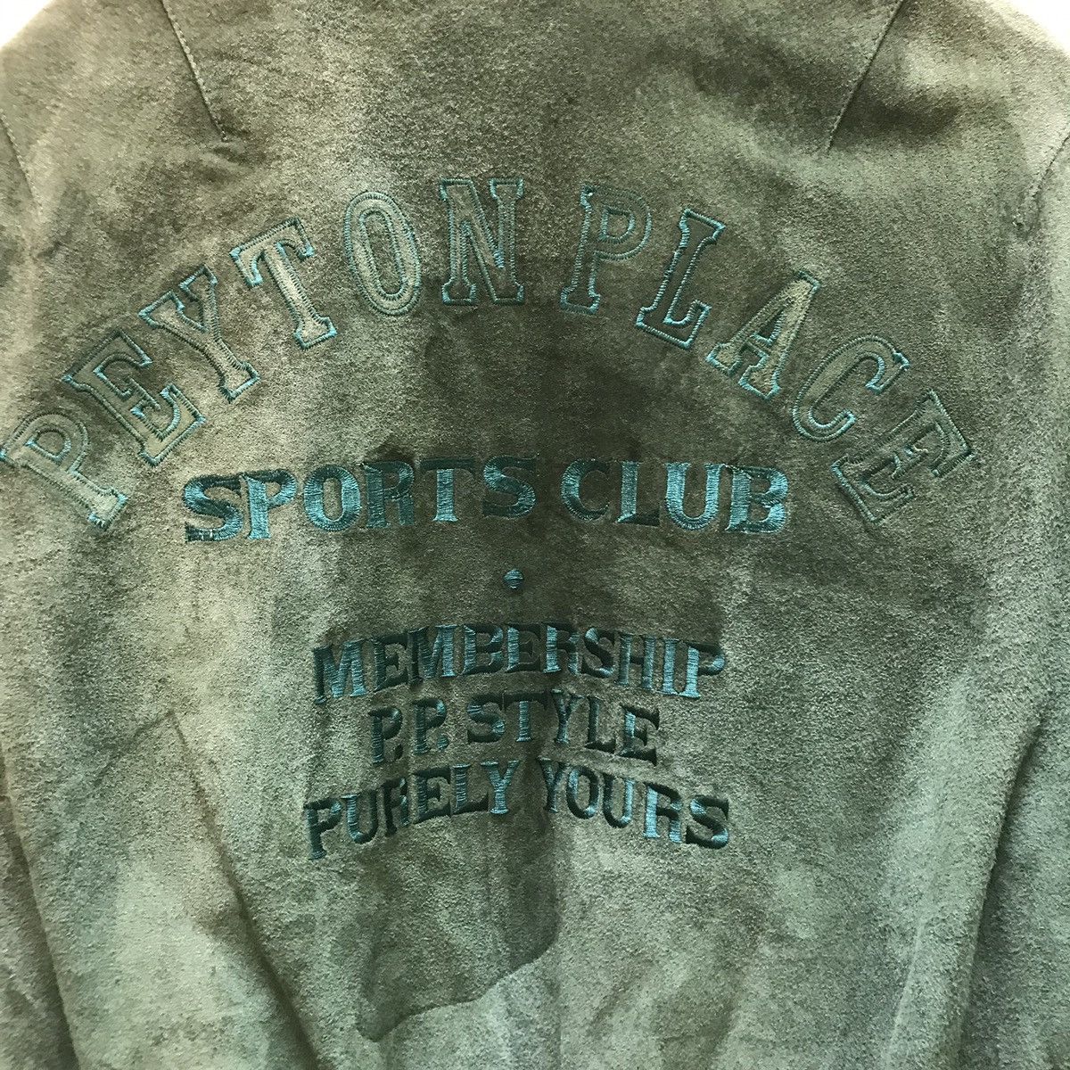 Japanese Brand × Leather × PPFM 🔊🔥FINAL DROP🔥Peyton place suede leather bomber jacket Size US M / EU 48-50 / 2 - 6 Thumbnail