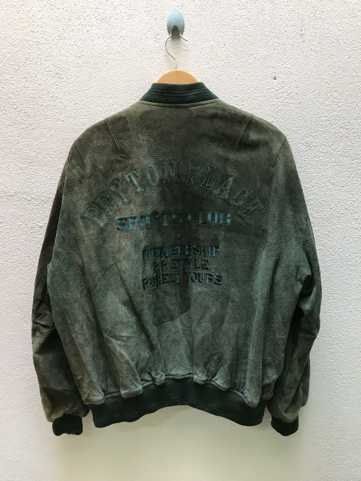 Japanese Brand × Leather × PPFM 🔊🔥FINAL DROP🔥Peyton place suede leather bomber jacket Size US M / EU 48-50 / 2 - 2 Thumbnail