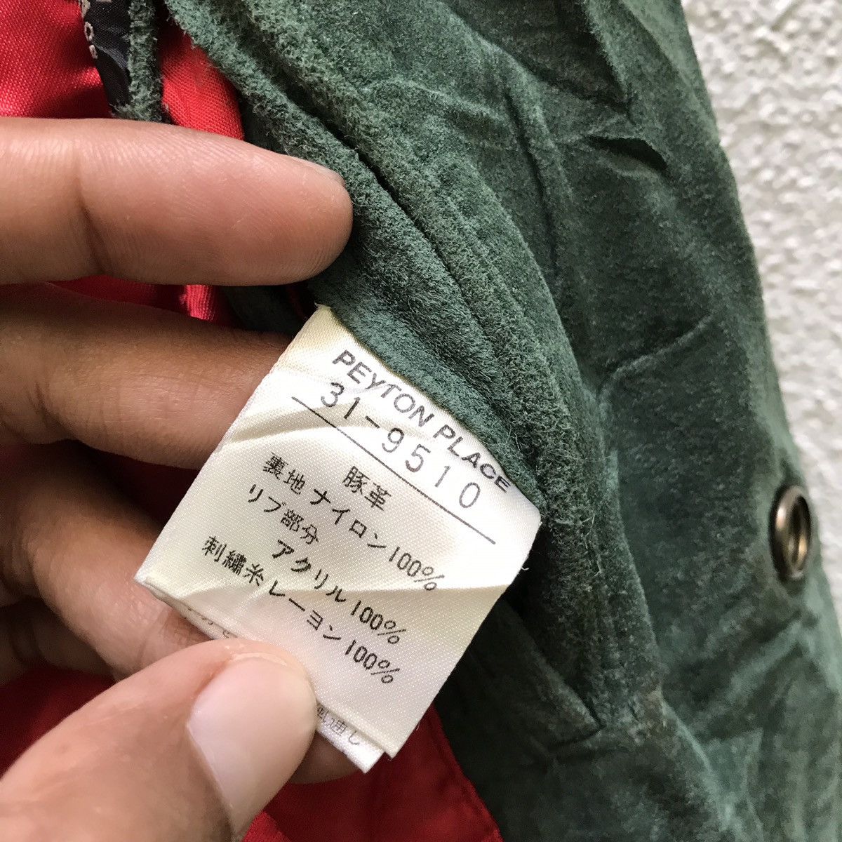Japanese Brand × Leather × PPFM 🔊🔥FINAL DROP🔥Peyton place suede leather bomber jacket Size US M / EU 48-50 / 2 - 10 Thumbnail