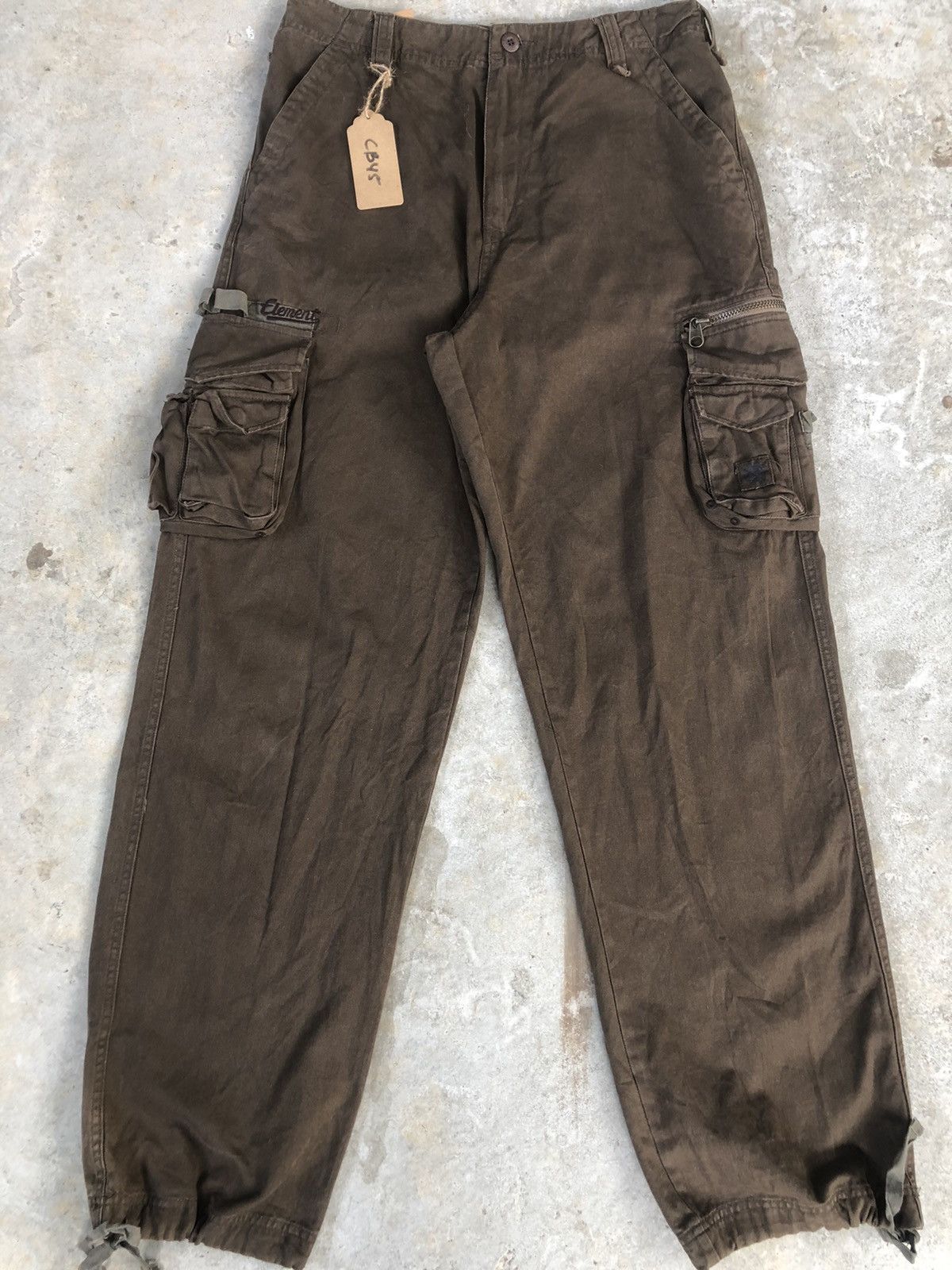 image of Element Cargo Pants Tactical Multipocket Bondage in Chocolate, Men's (Size 32)