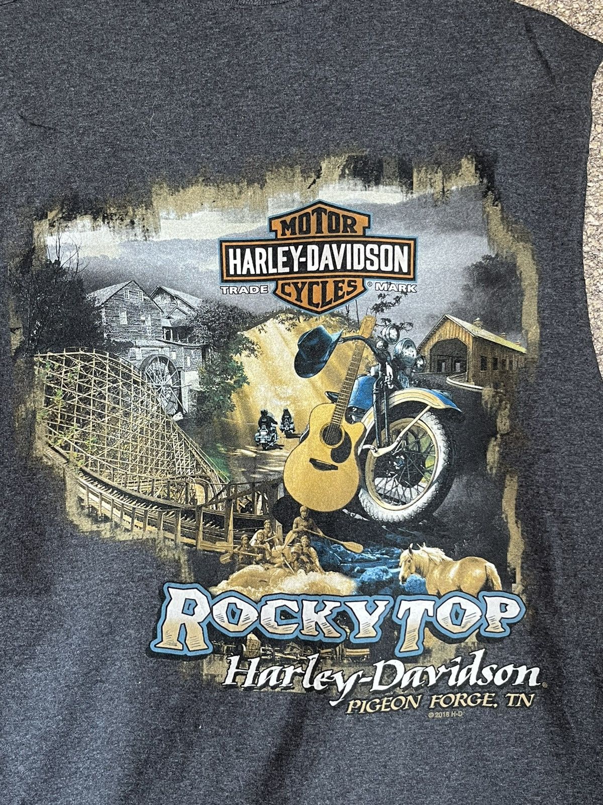 Vintage Harley davidson ft55 Size US L / EU 52-54 / 3 - 5 Thumbnail