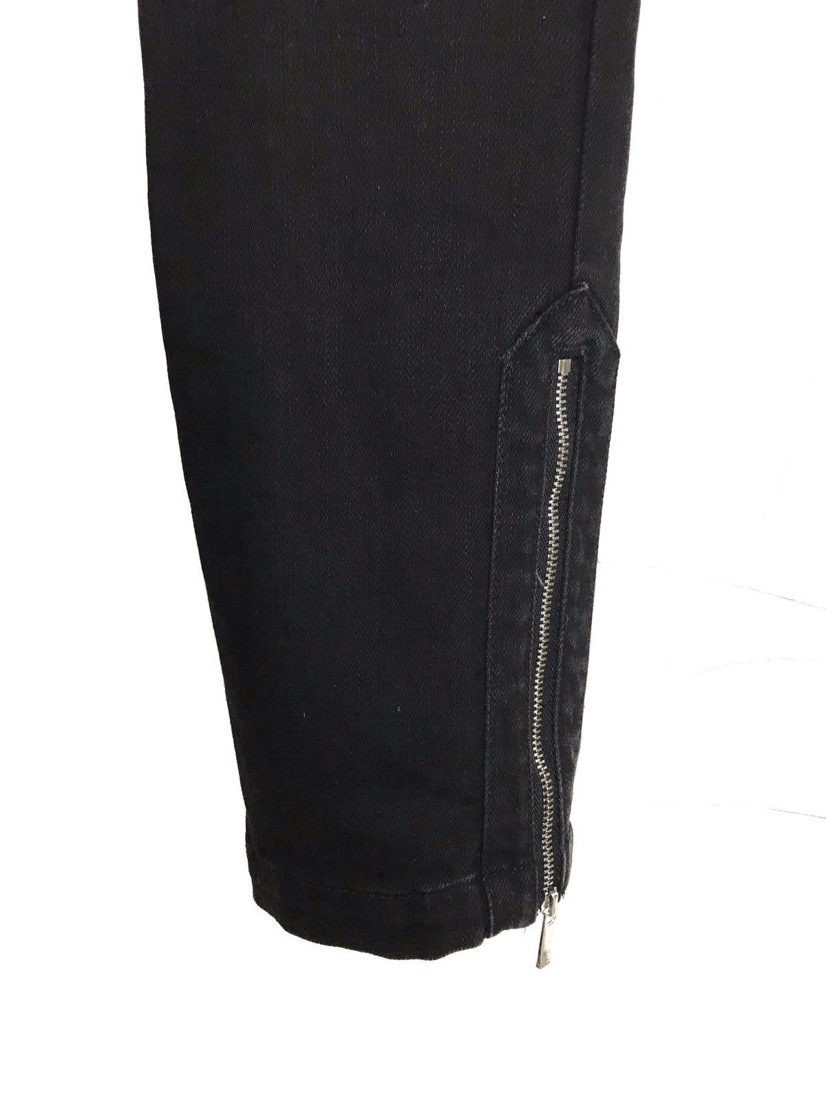Seditionaries Karen Millen Sided Pocket Zip Leg Skinny Denim Size US 30 / EU 46 - 4 Thumbnail