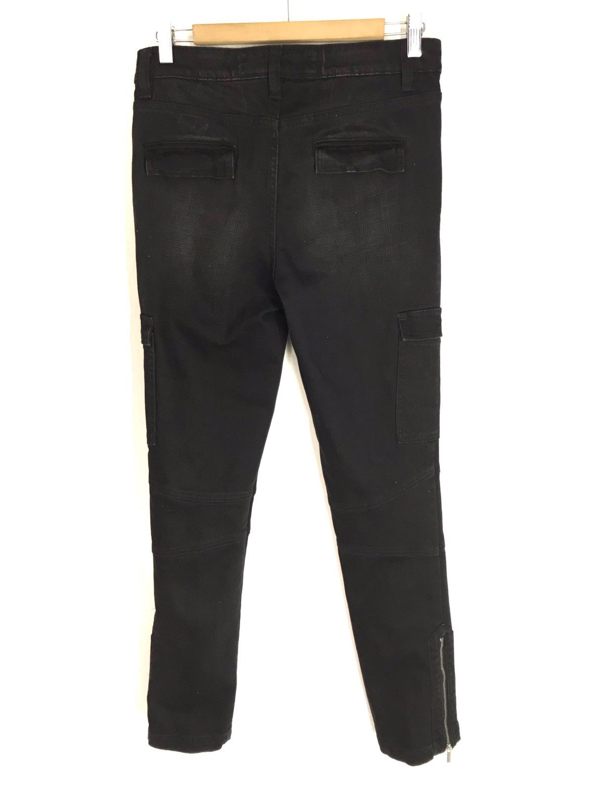 Seditionaries Karen Millen Sided Pocket Zip Leg Skinny Denim Size US 30 / EU 46 - 5 Thumbnail