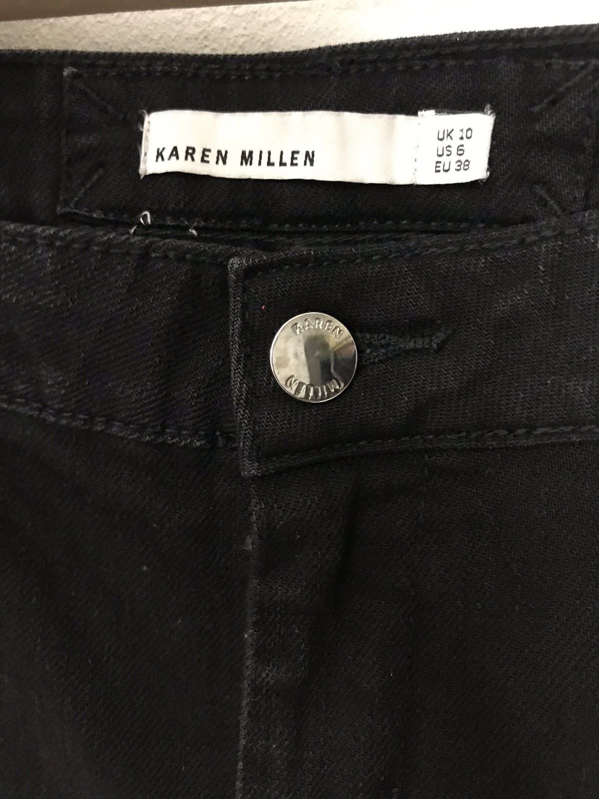 Seditionaries Karen Millen Sided Pocket Zip Leg Skinny Denim Size US 30 / EU 46 - 8 Thumbnail