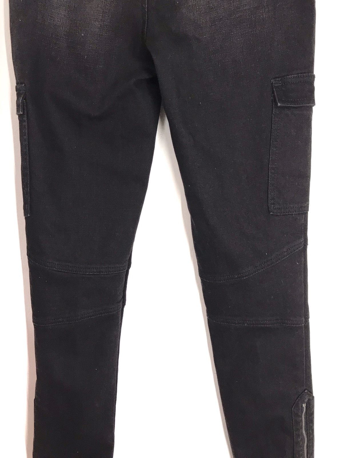 Seditionaries Karen Millen Sided Pocket Zip Leg Skinny Denim Size US 30 / EU 46 - 7 Thumbnail