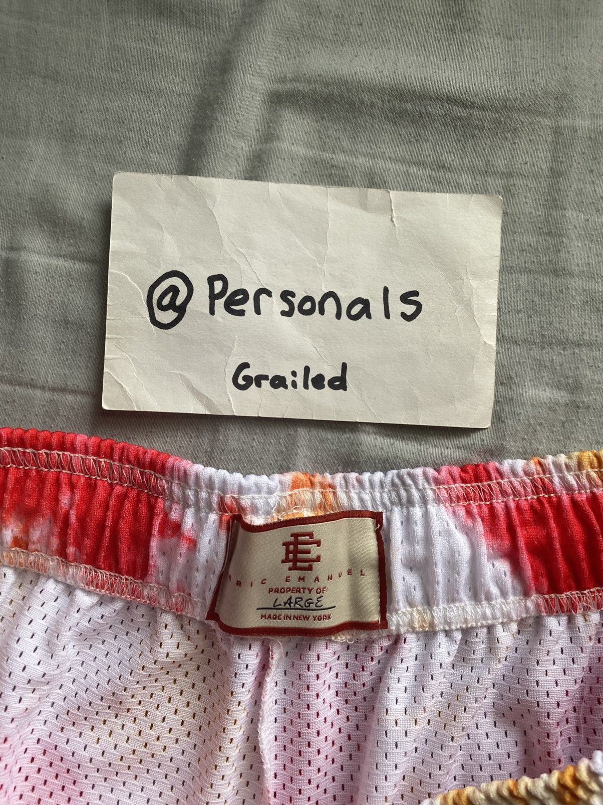 Eric Emanuel RARE Eric Emanuel Starburst Tie Dye Shorts Large Size US 34 / EU 50 - 10 Thumbnail