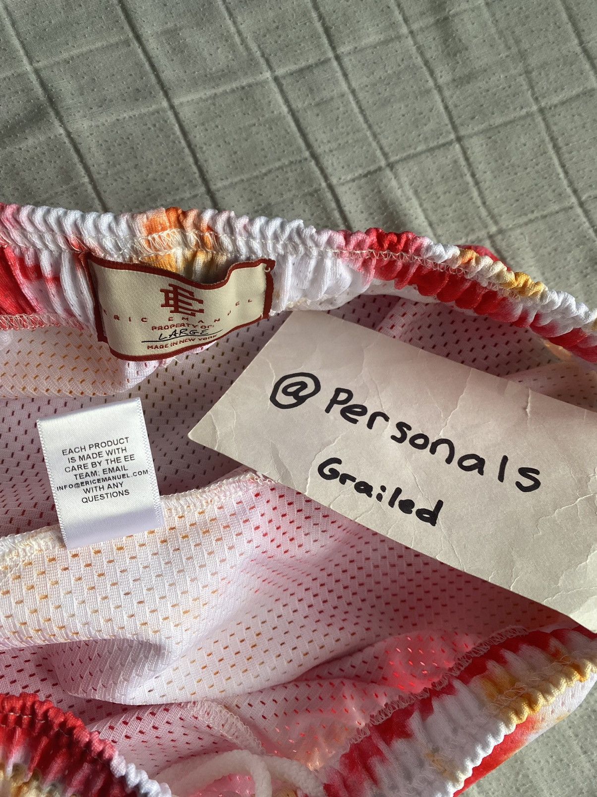 Eric Emanuel RARE Eric Emanuel Starburst Tie Dye Shorts Large Size US 34 / EU 50 - 13 Thumbnail
